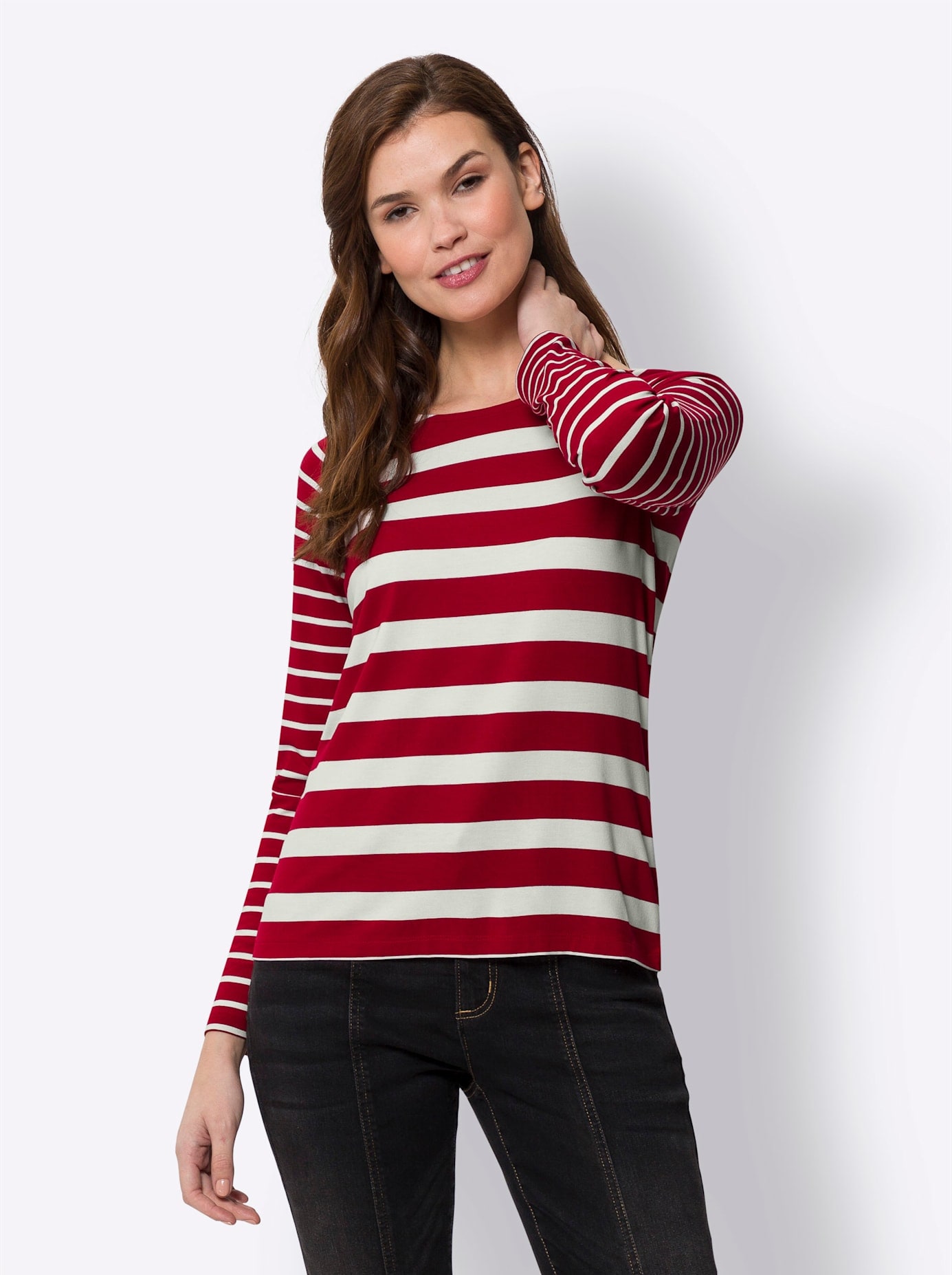 Image of heine Rundhalsshirt "Streifenshirt" 1 Stk.