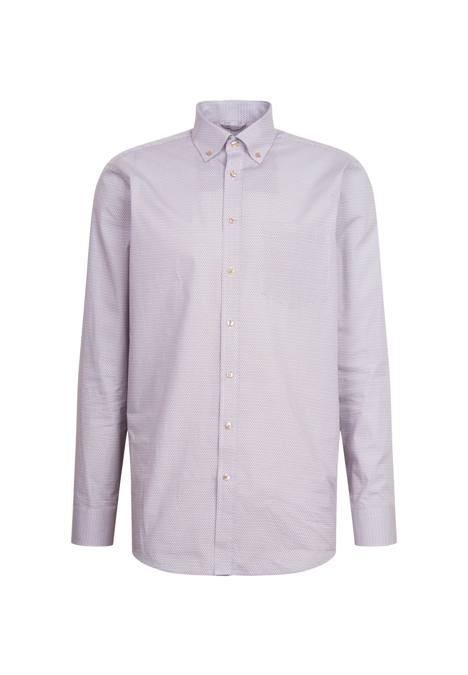 seidensticker Businesshemd »Regular« Regular 1/1 Button-Down-Kragen Druck