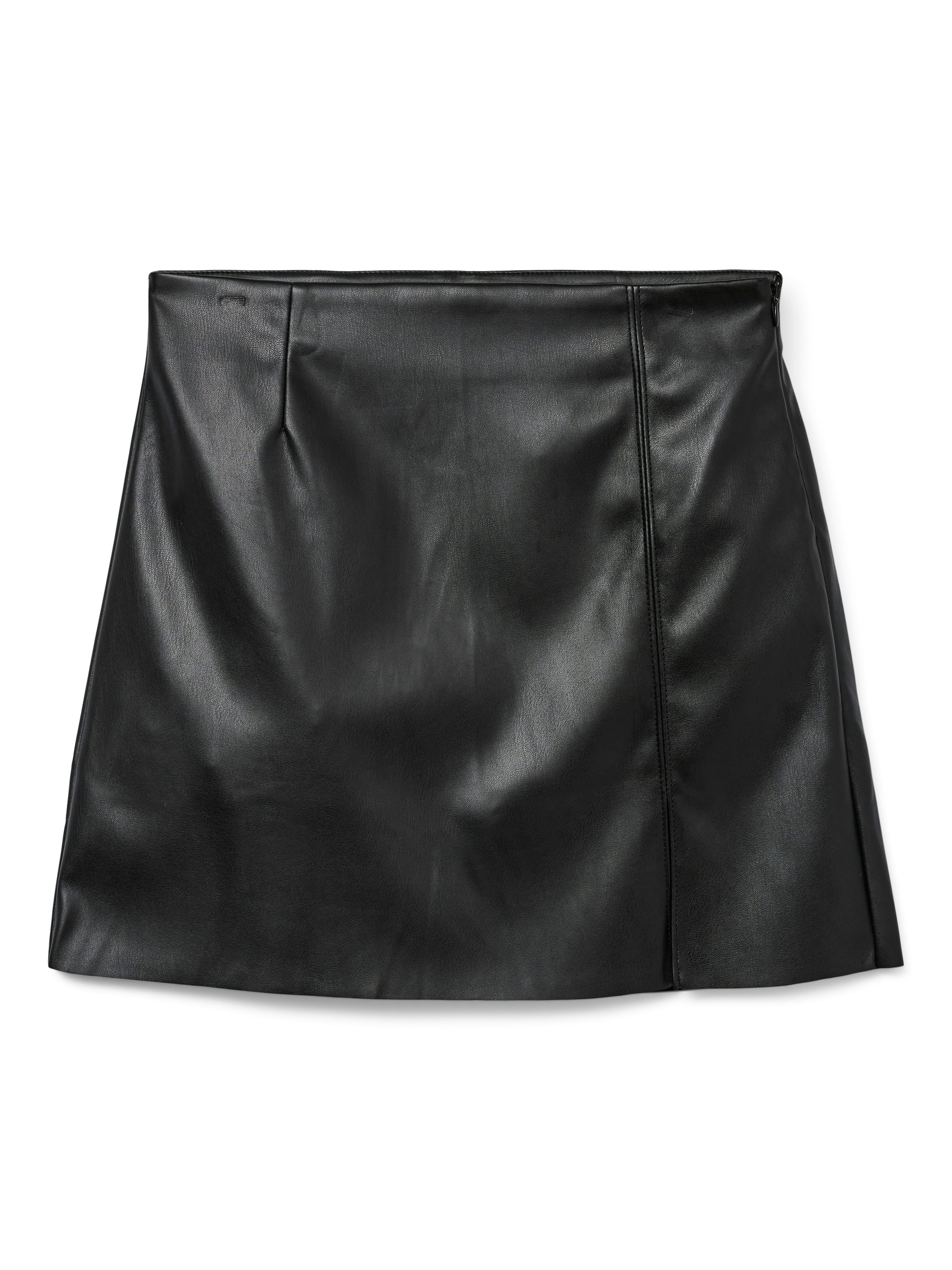 Vero Moda Lederimitatrock »VMNELLY HR SHORT PL SKIRT NOOS«