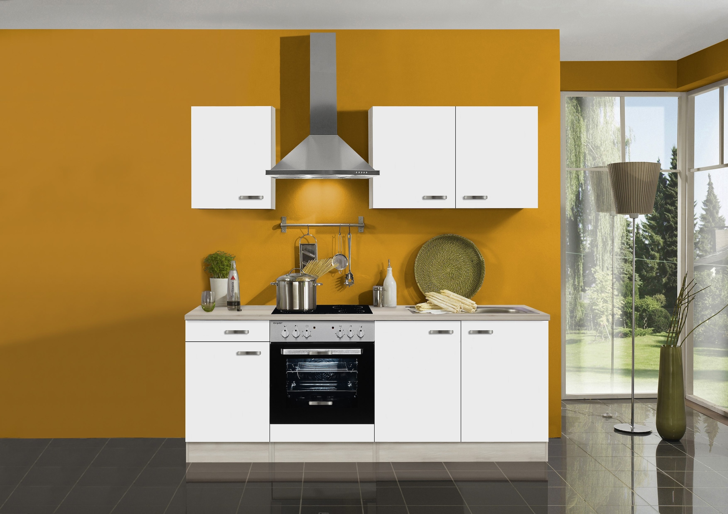 ♕ OPTIFIT Küchenzeile »Faro«, ohne E-Geräte, Breite 210 cm  versandkostenfrei auf