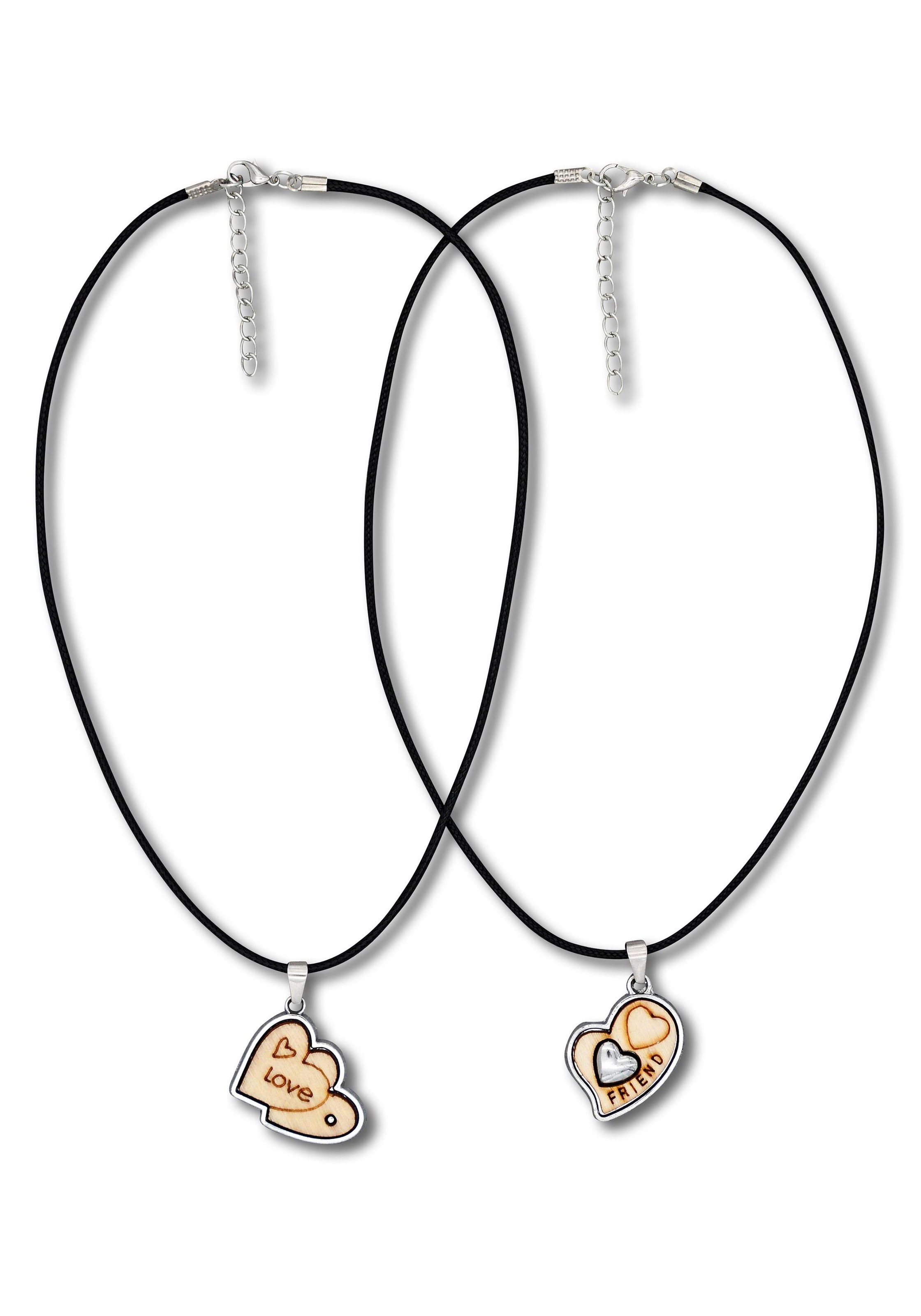 Image of J.Jayz Ketten-Set »Herzen "Love", "Friend"«, (Set, 4 tlg.) bei Ackermann Versand Schweiz