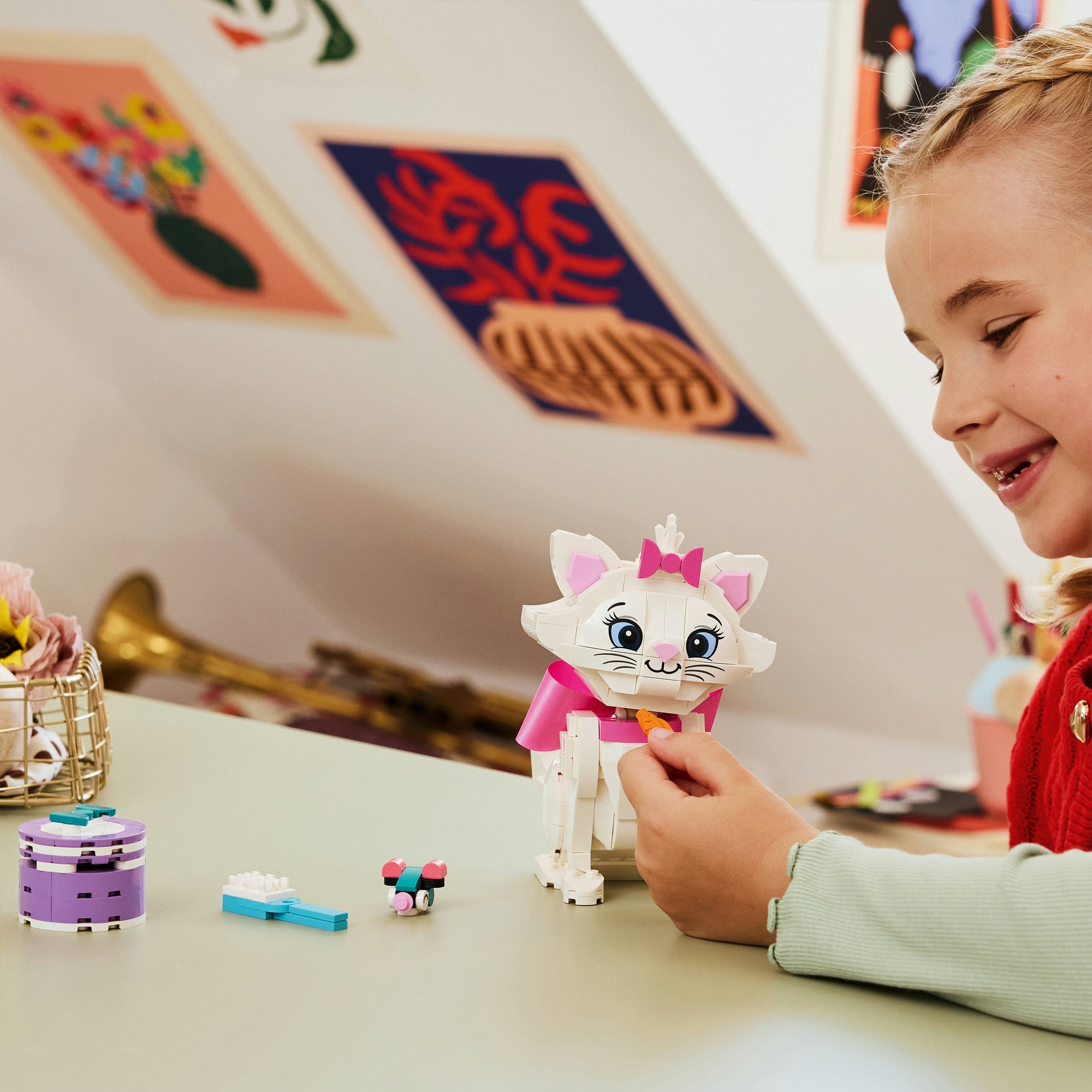 LEGO® Konstruktionsspielsteine »Aristocats: Bezaubernde Marie (43286), LEGO Disney Classic« Made in Europe