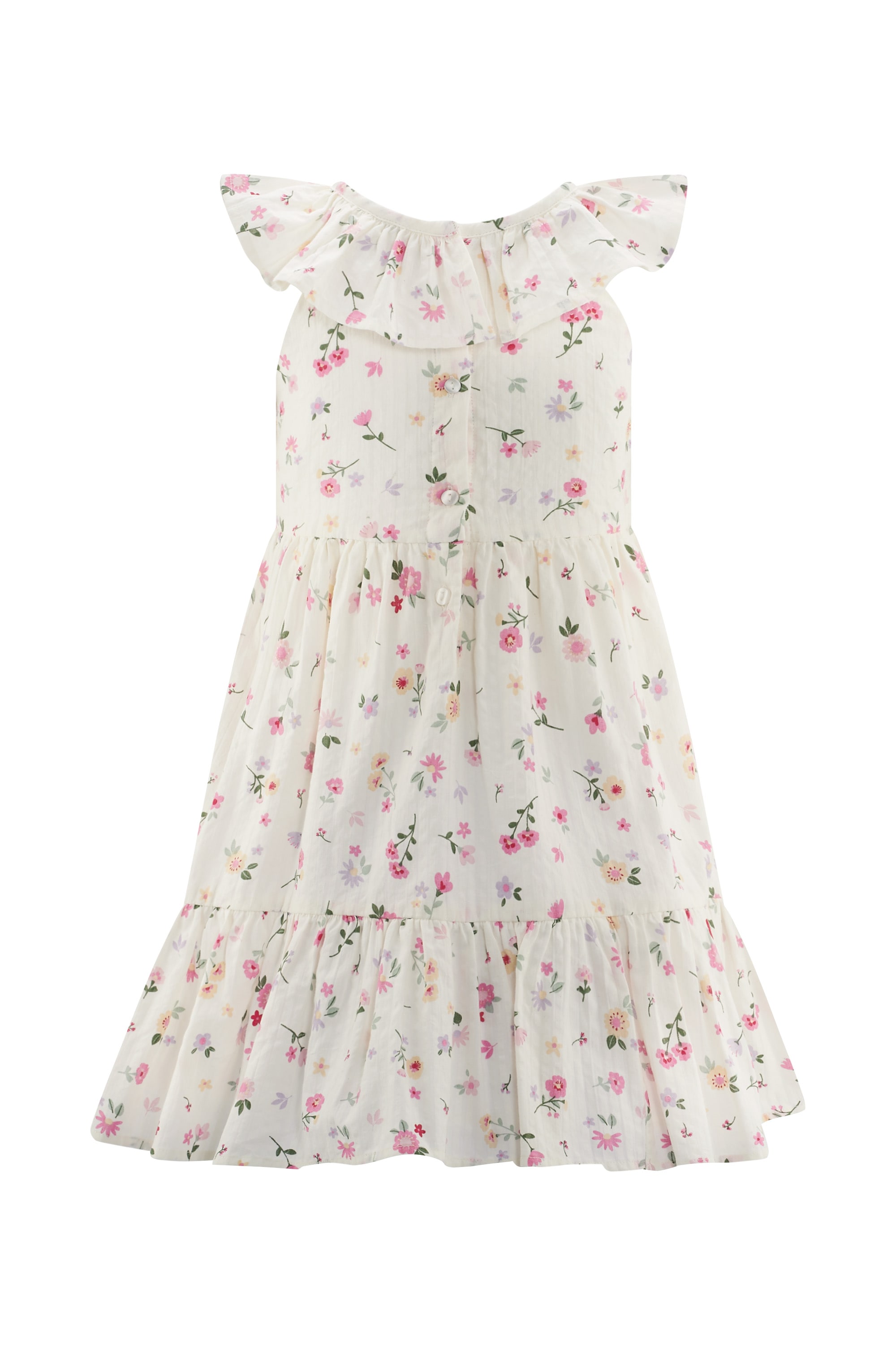 happy girls Robe d'été mit tollen Volants und mit Knopfleiste im Rücken