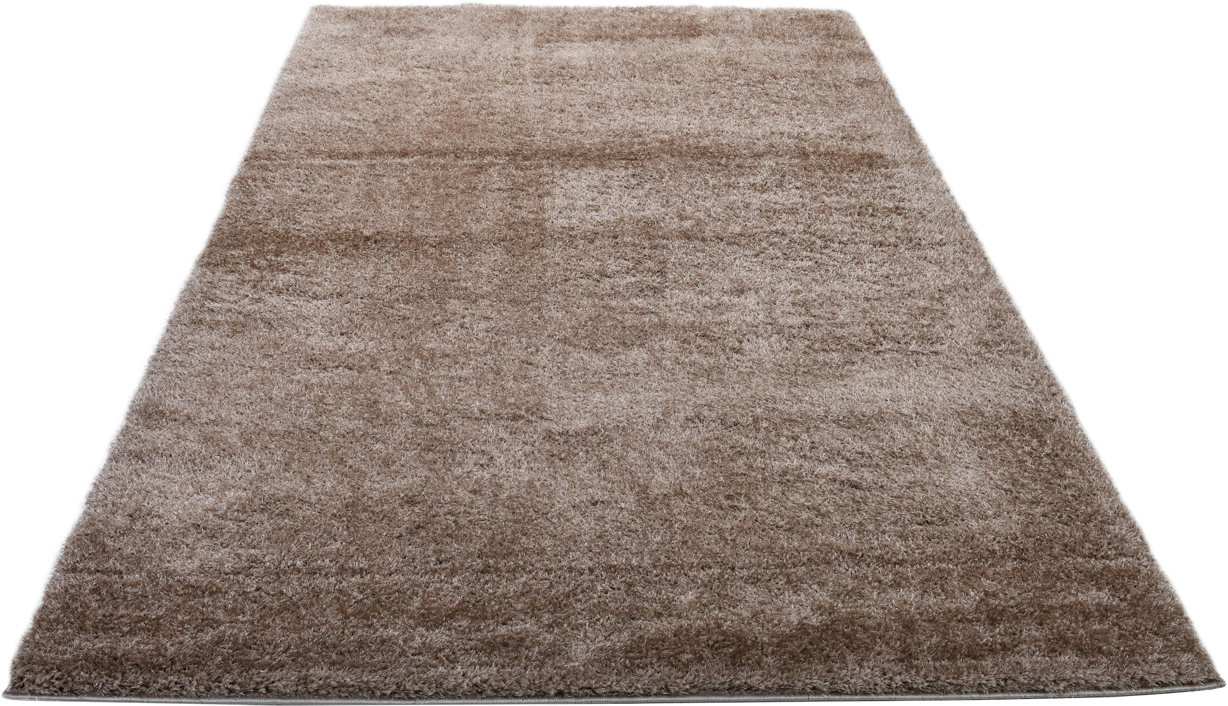 my home Hochflor-Teppich »Malin«, rechteckig, 43 mm Höhe, Shaggy in Uni-Farben, einfarbig, leicht glänzend, besonders weich