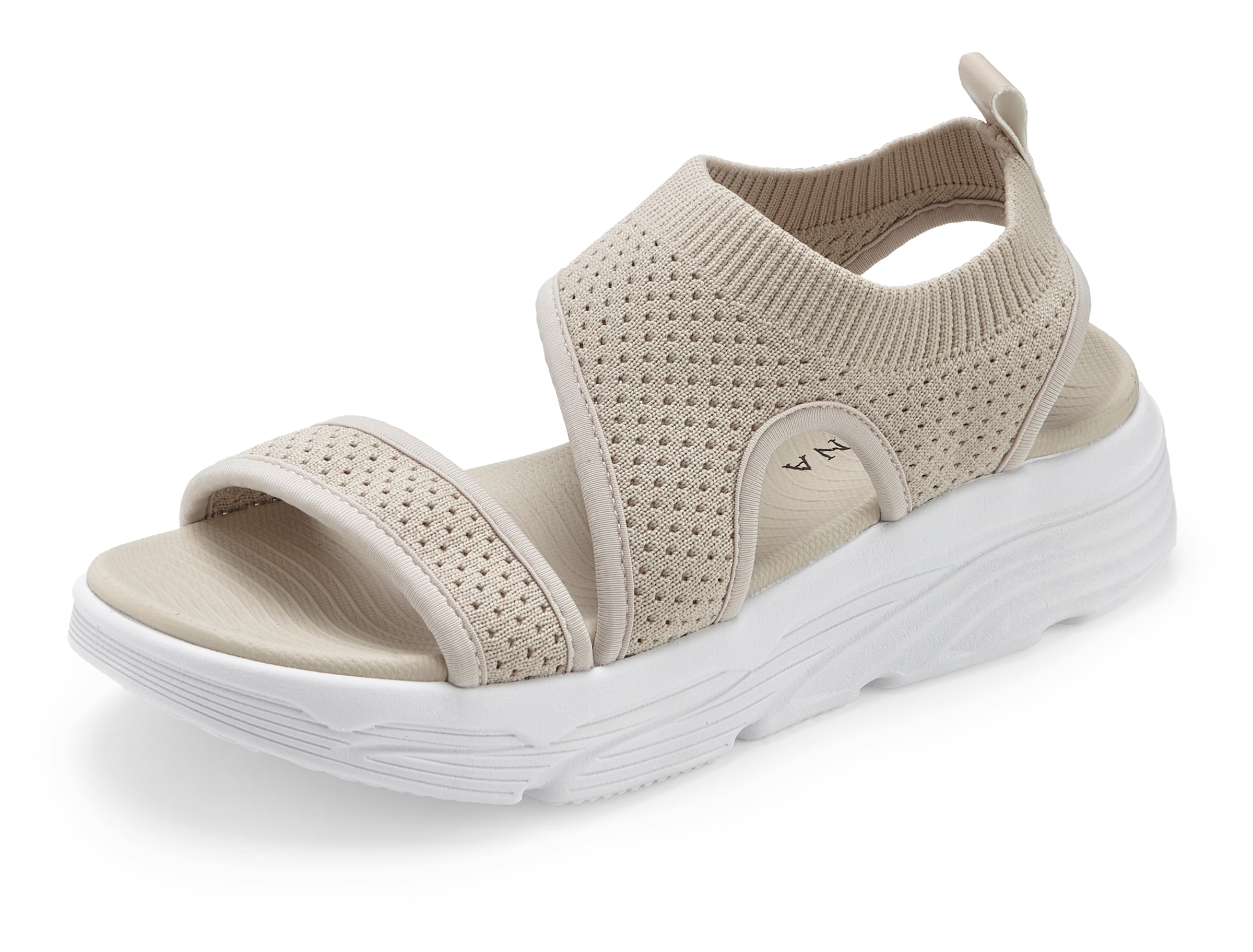 LASCANA Sandale »Sommerschuh«  Sandalette, Sommerschuh aus elastischem Textil besonders leicht VEGAN