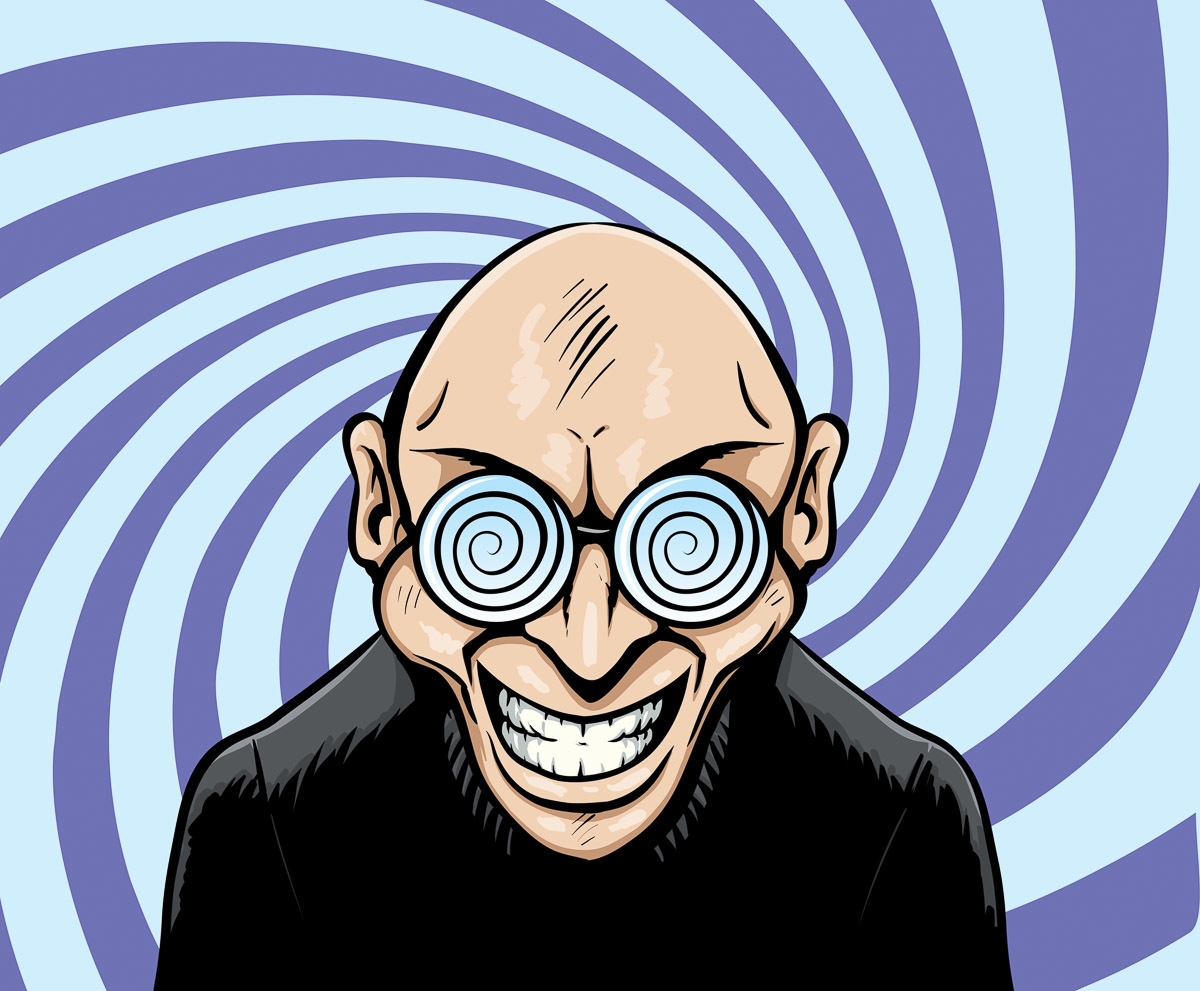 Image of Papermoon Fototapete "Hypno Googles Man"