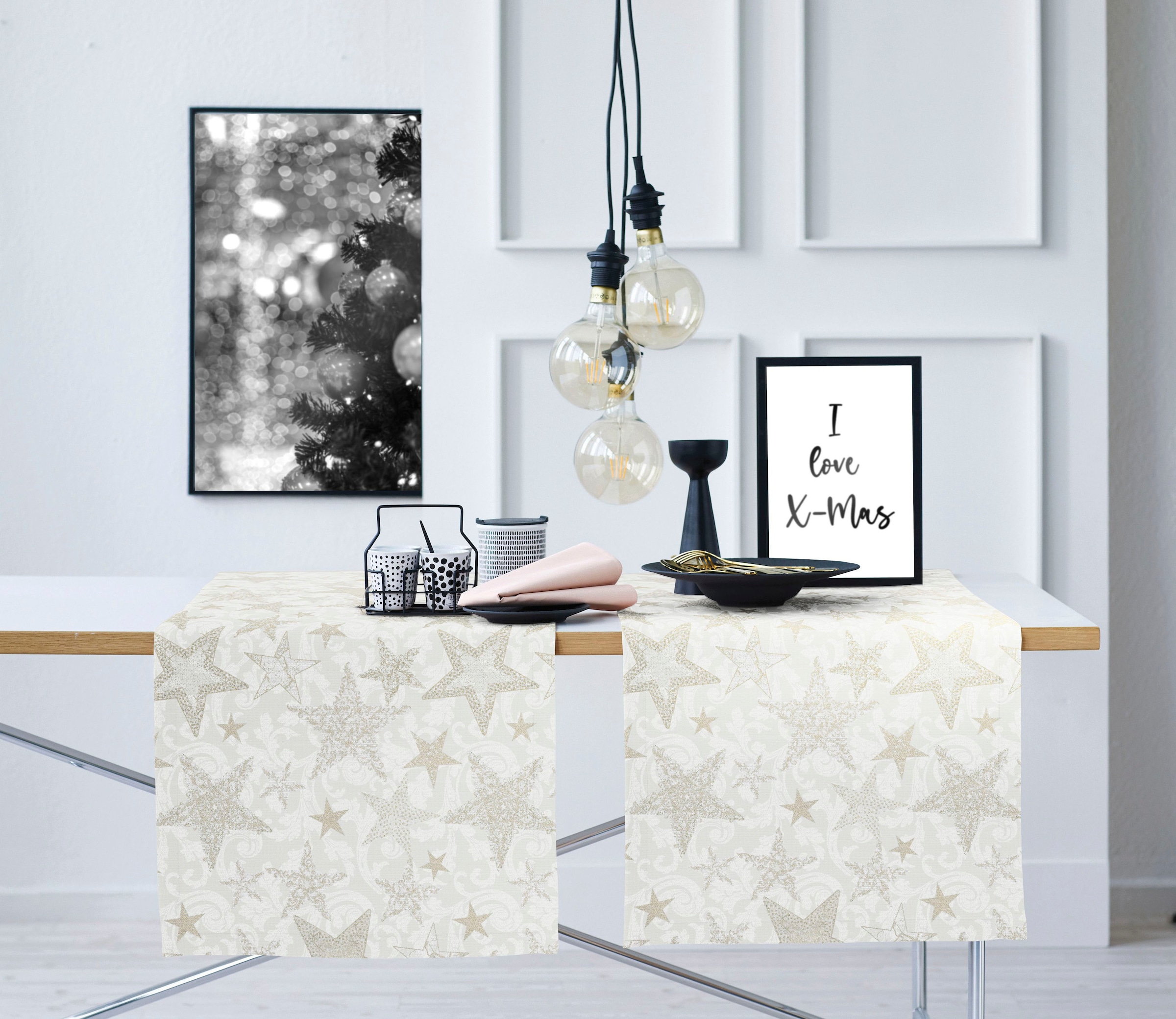 APELT Chemin de table »4711 CHRISTMAS GLAM, Weihnachtsdeko, Weihnachten« tissu jacquard Lurex