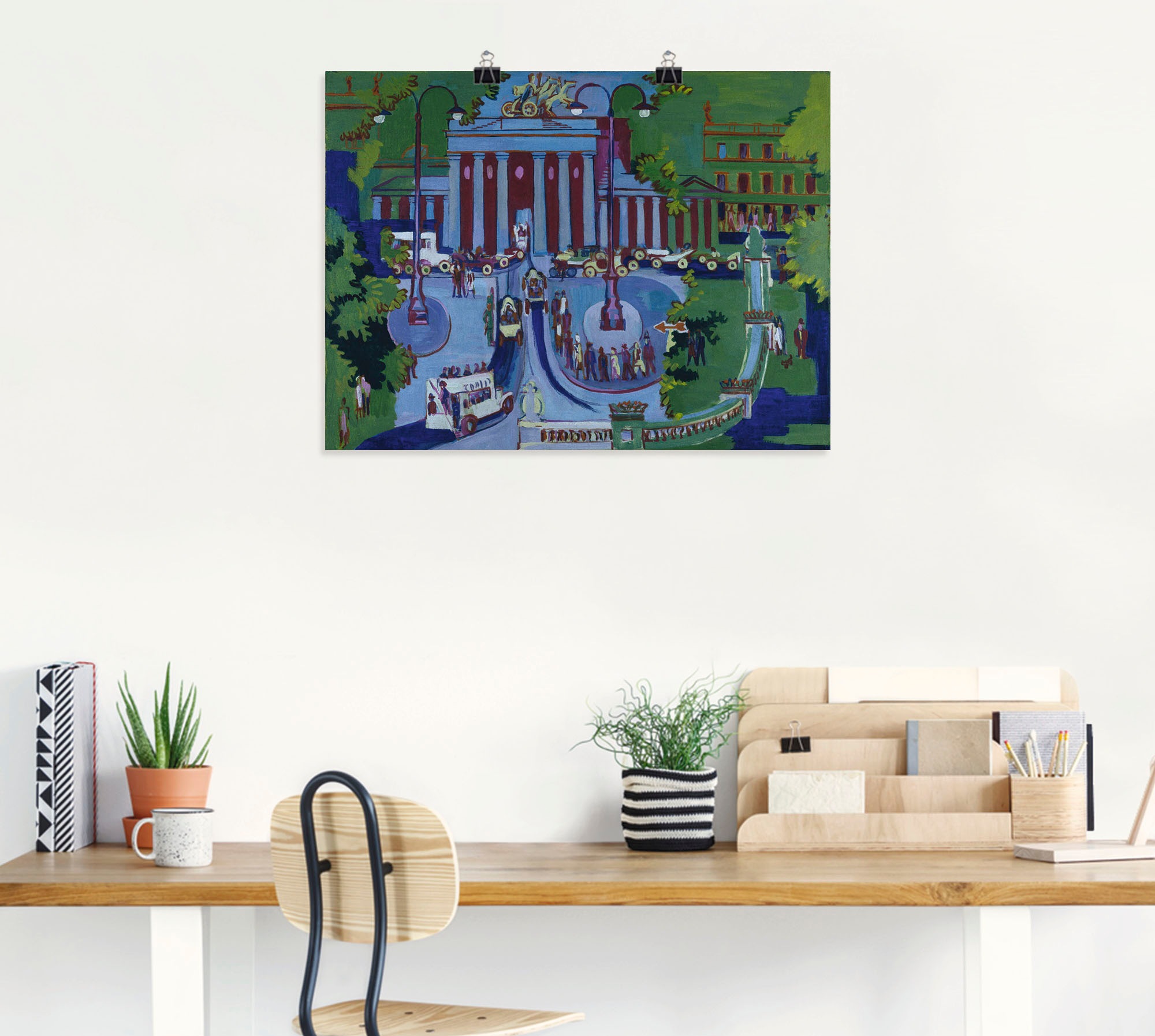 Artland Wandbild »Brandenburger Tor.«, Deutschland, (1 St.), als Leinwandbild, Wandaufkleber oder Poster in versch. Grössen