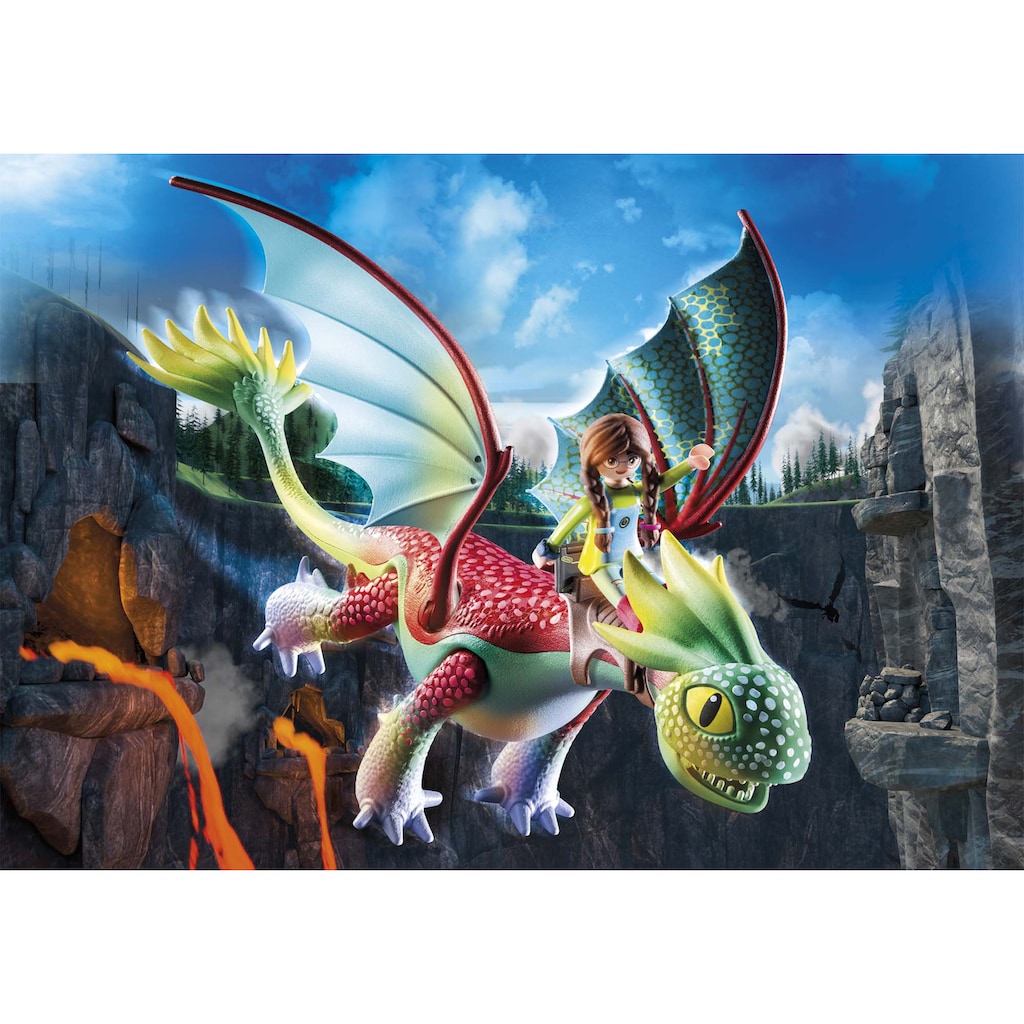 Playmobil® Konstruktions-Spielset »Dragons: The Nine Realms - Feathers & Alex (71083)«, (14 St.)