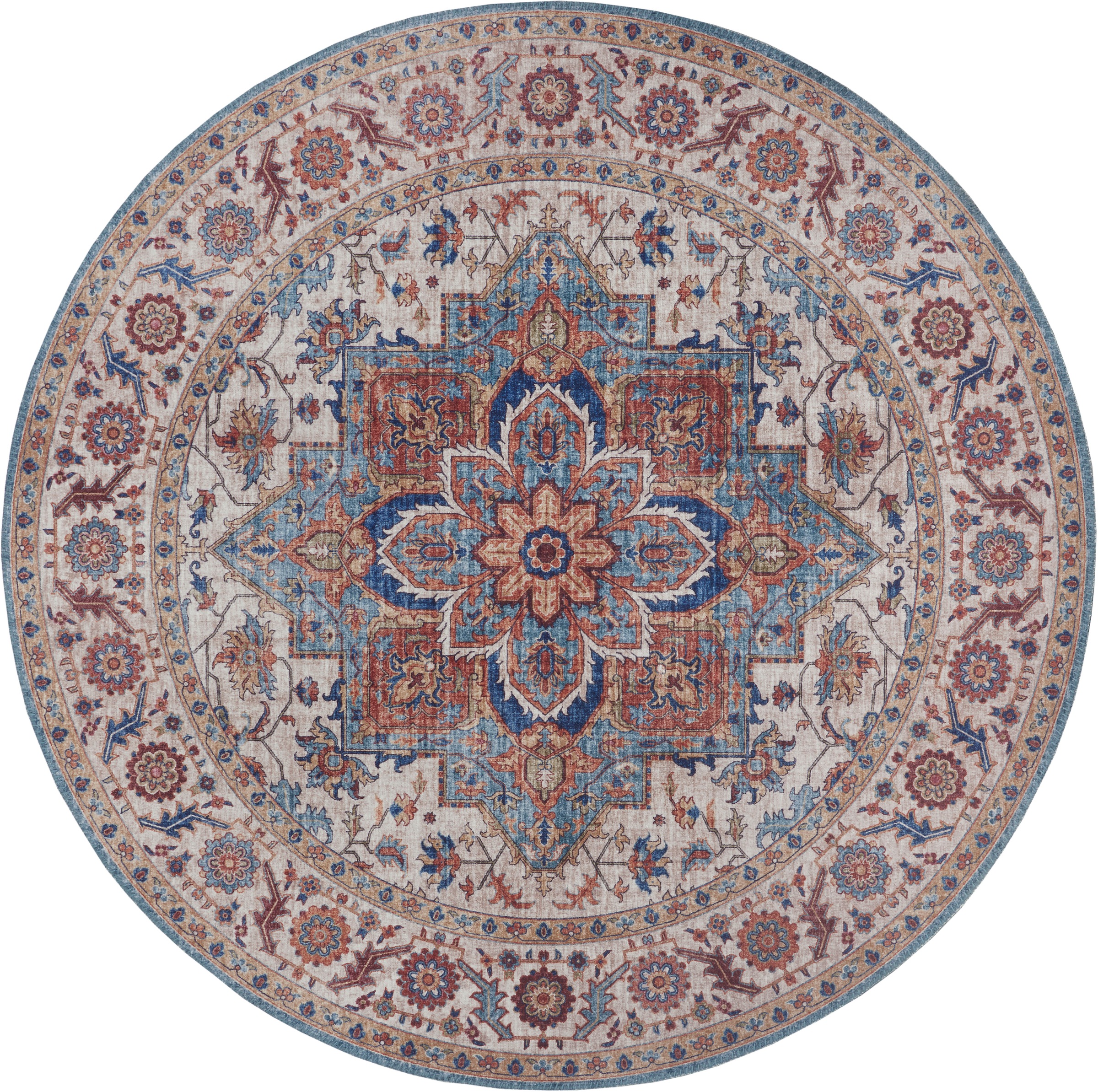 HANSE Home Tapis »Anthea« Rond 5 mm Höhe Orientalisch, Orient, Vintage, Wohnzimmer, Schlafzimmer, Esszimmer