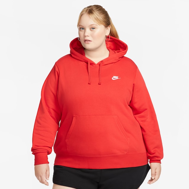 ♕ Nike Sportswear Kapuzensweatshirt »CLUB FLEECE WOMEN\'S PULLOVER HOODIE  (PLUS SIZE)« versandkostenfrei kaufen