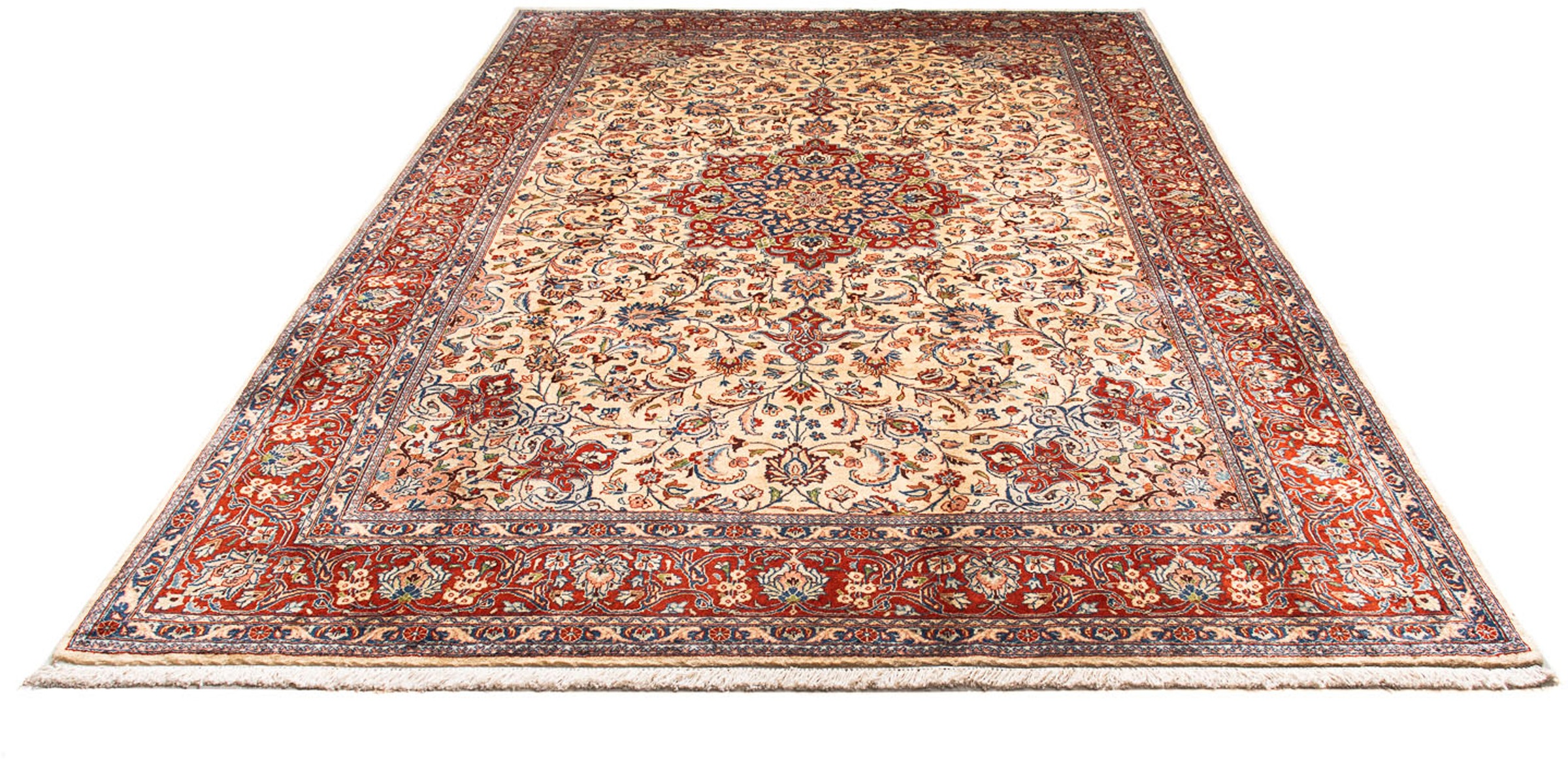 Image of morgenland Orientteppich »Perser - Classic - 314 x 211 cm - beige«, rechteckig, 10 mm Höhe, Wohnzimmer, Handgeknüpft, Einzelstück mit Zertifikat bei Ackermann Versand Schweiz