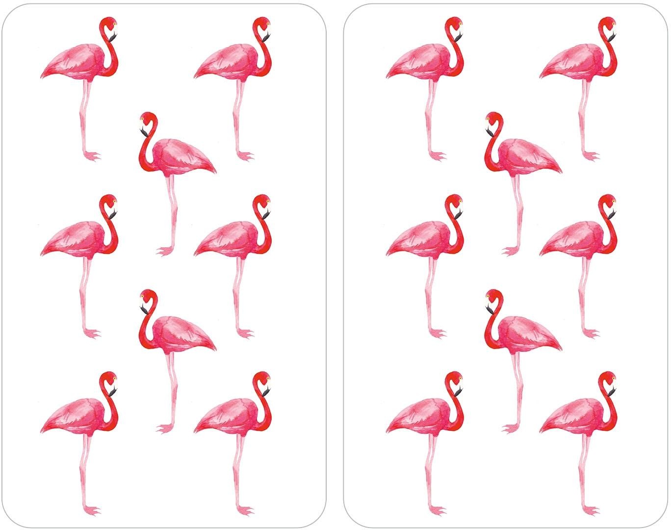 Image of WENKO Herd-Abdeckplatte »Flamingo«, (Set, 2 tlg.), aus gehärtetem Glas von WENKO bei Ackermann Versand Schweiz