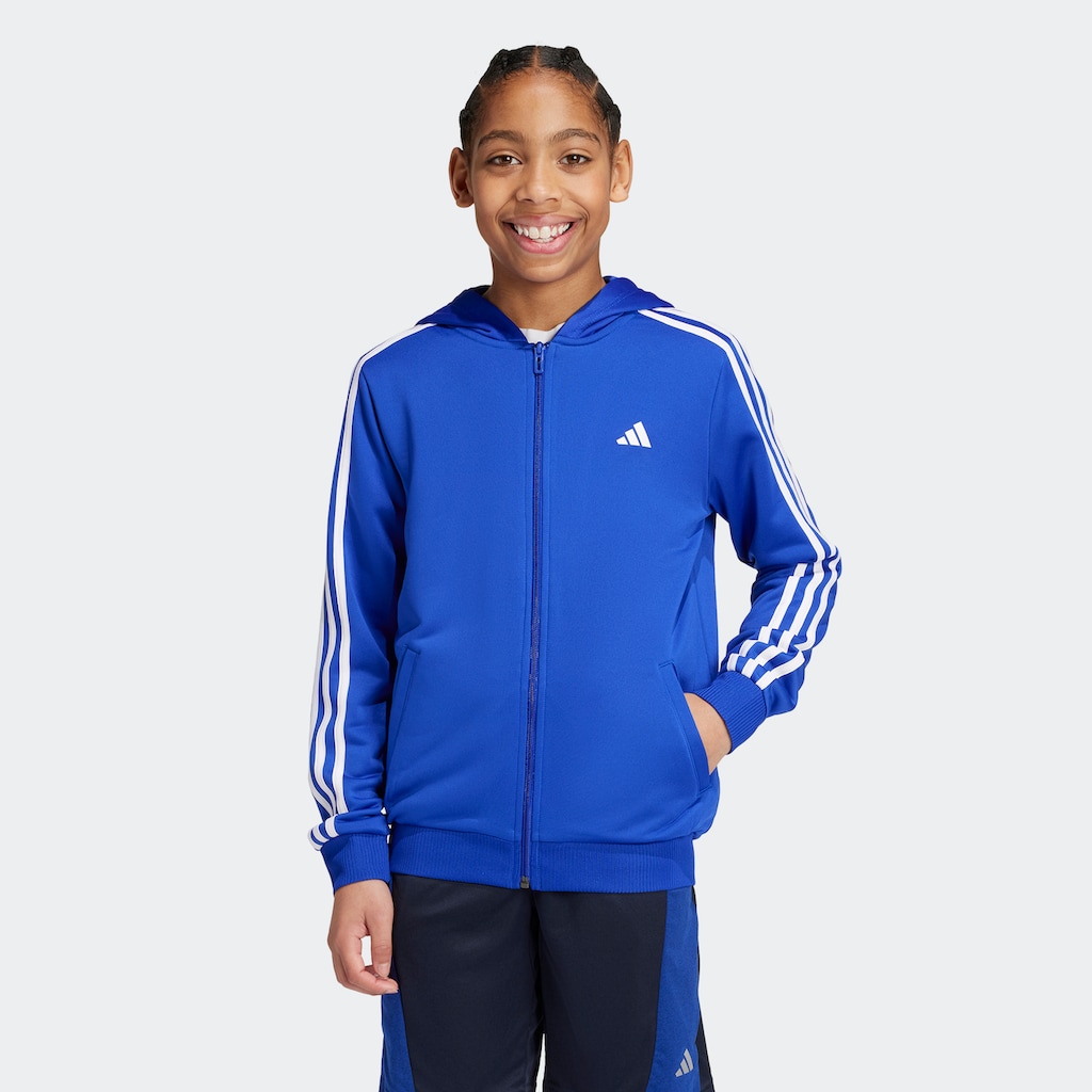 adidas Sportswear Trainingsjacke »TRAIN ESSENTIALS AEROREADY 3STREIFEN REGULARFIT KAPUZENJACKE«