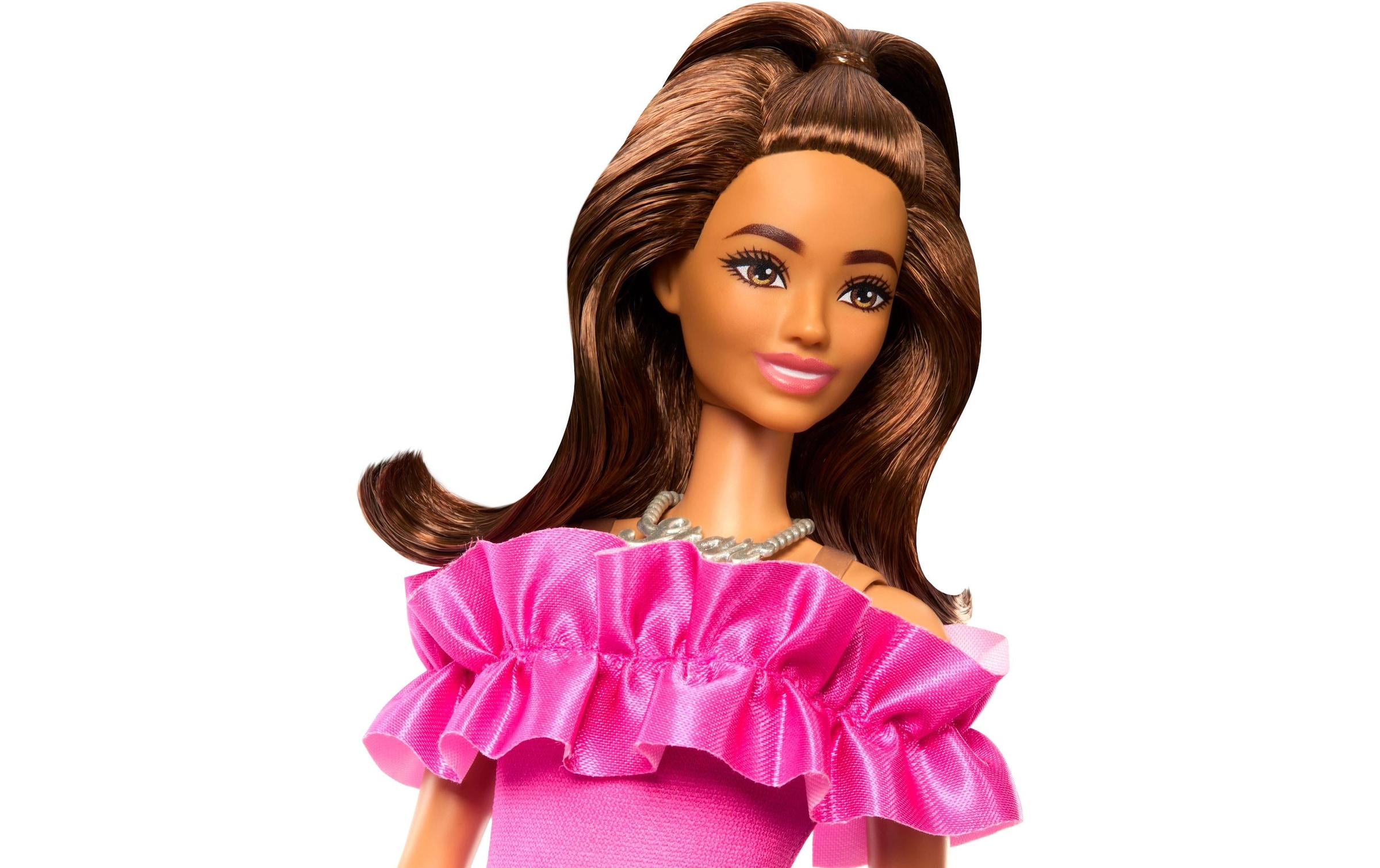 Barbie Anziehpuppe »Fashionista Pink Ruffle Dress«
