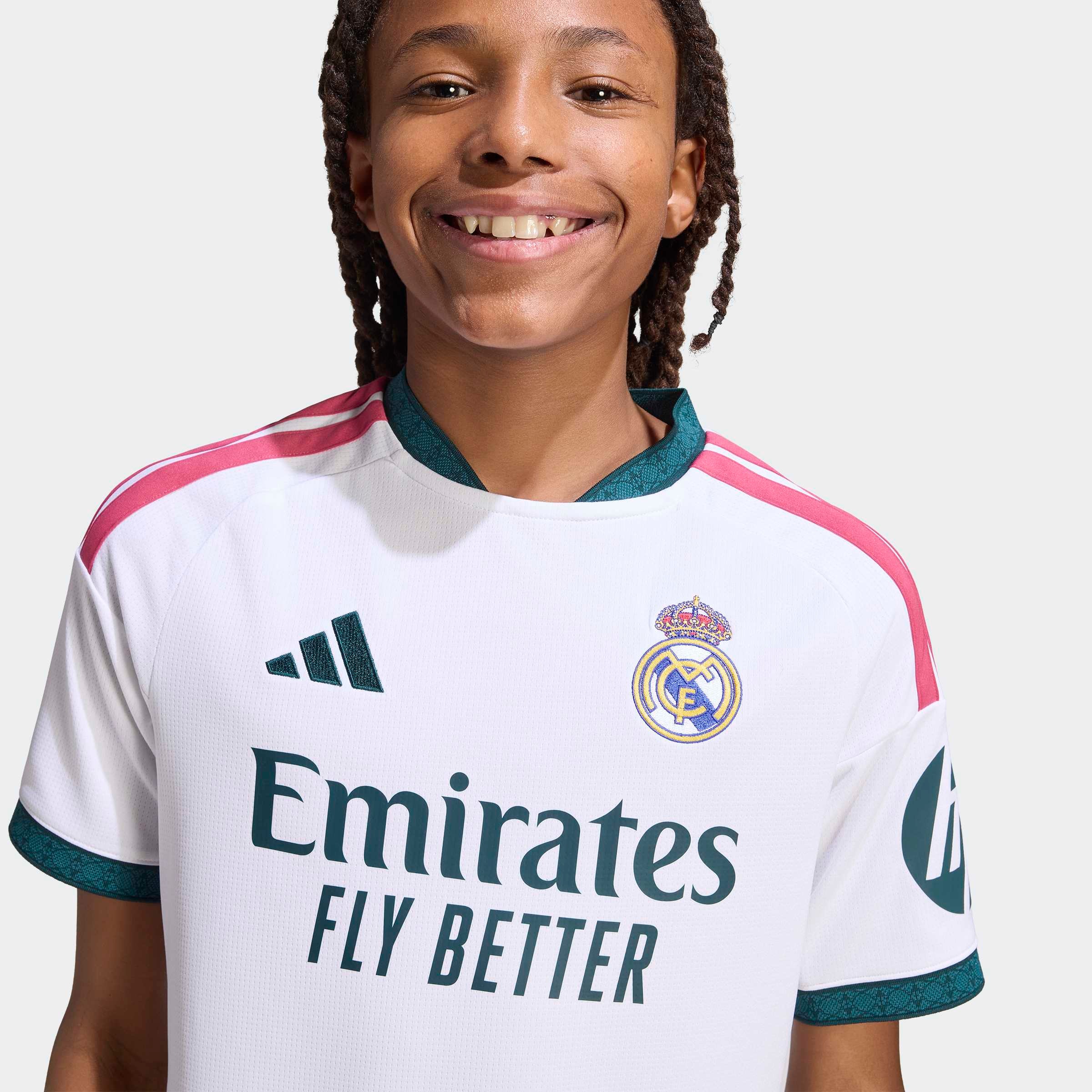 adidas Performance Fussballtrikot »REAL MADRID 26/27 KIDS HEIMTRIKOT« mit Rundhalsausschnitt, mit Climacool Technologie