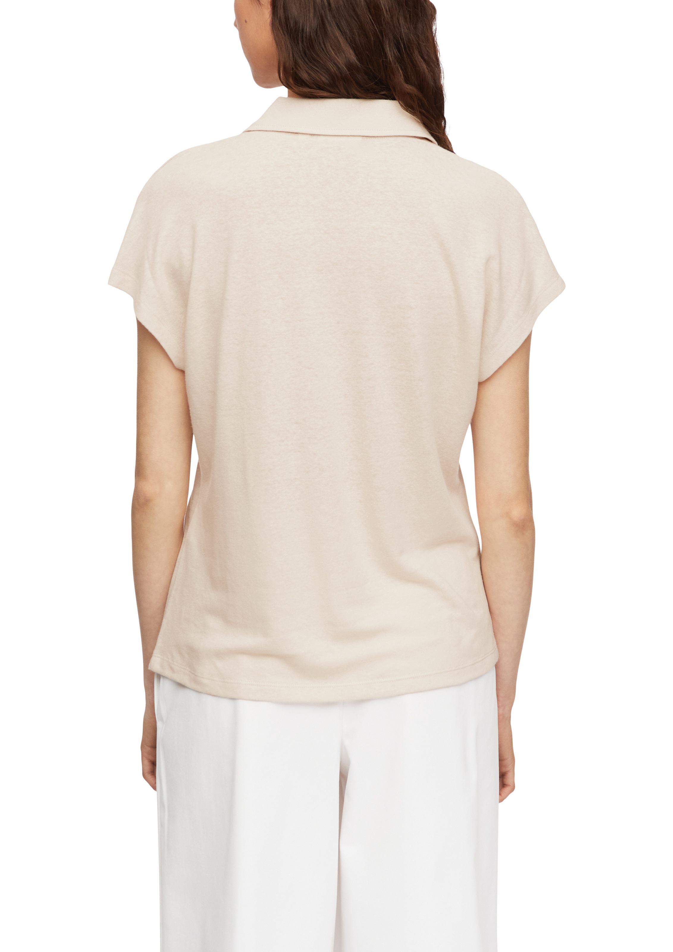Comma T-Shirt mit V-Ausschnitt