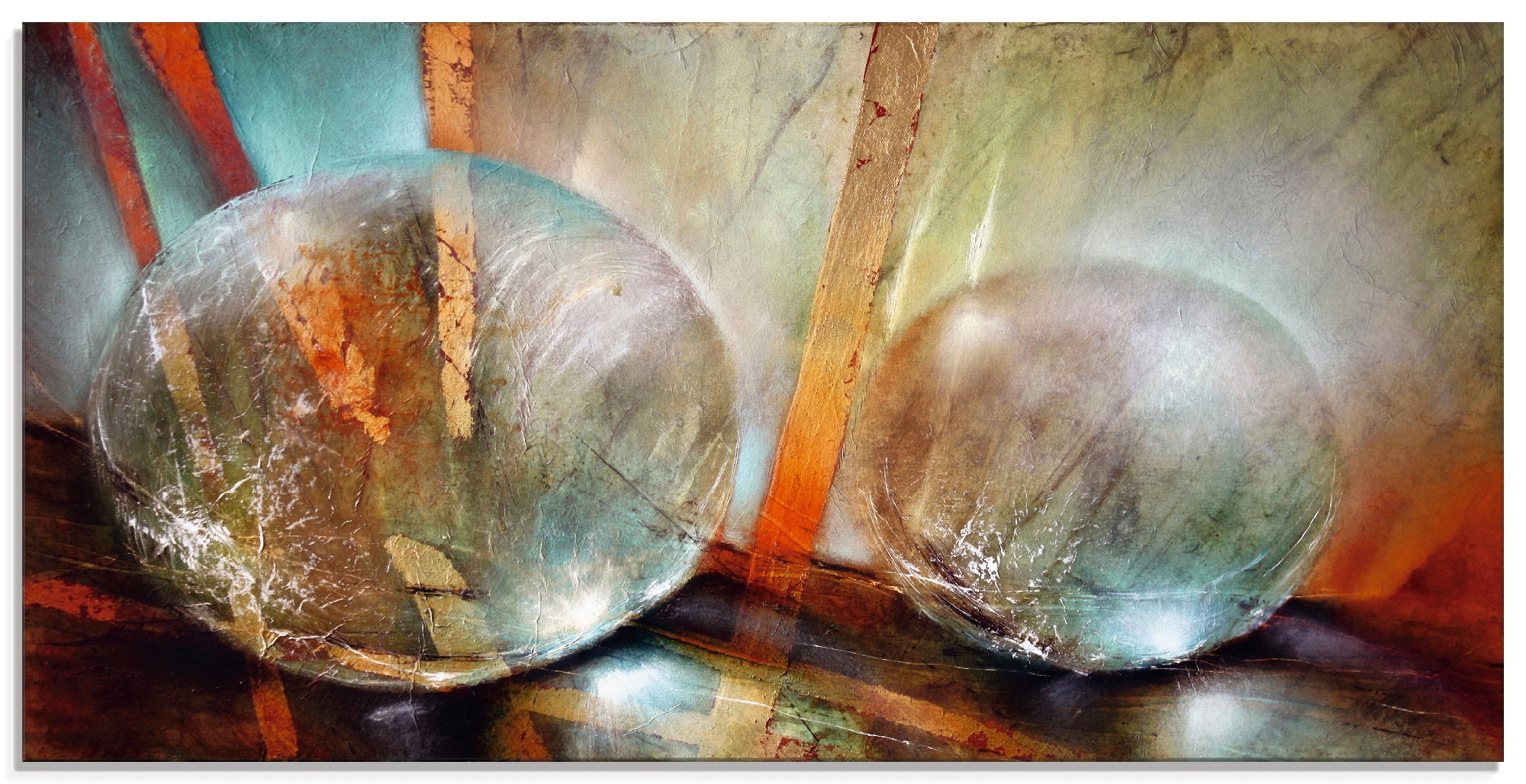 Image of Artland Glasbild "Lichtfänger" Gegenstandslos 1 Stk. tlg. in verschiedenen Grössen