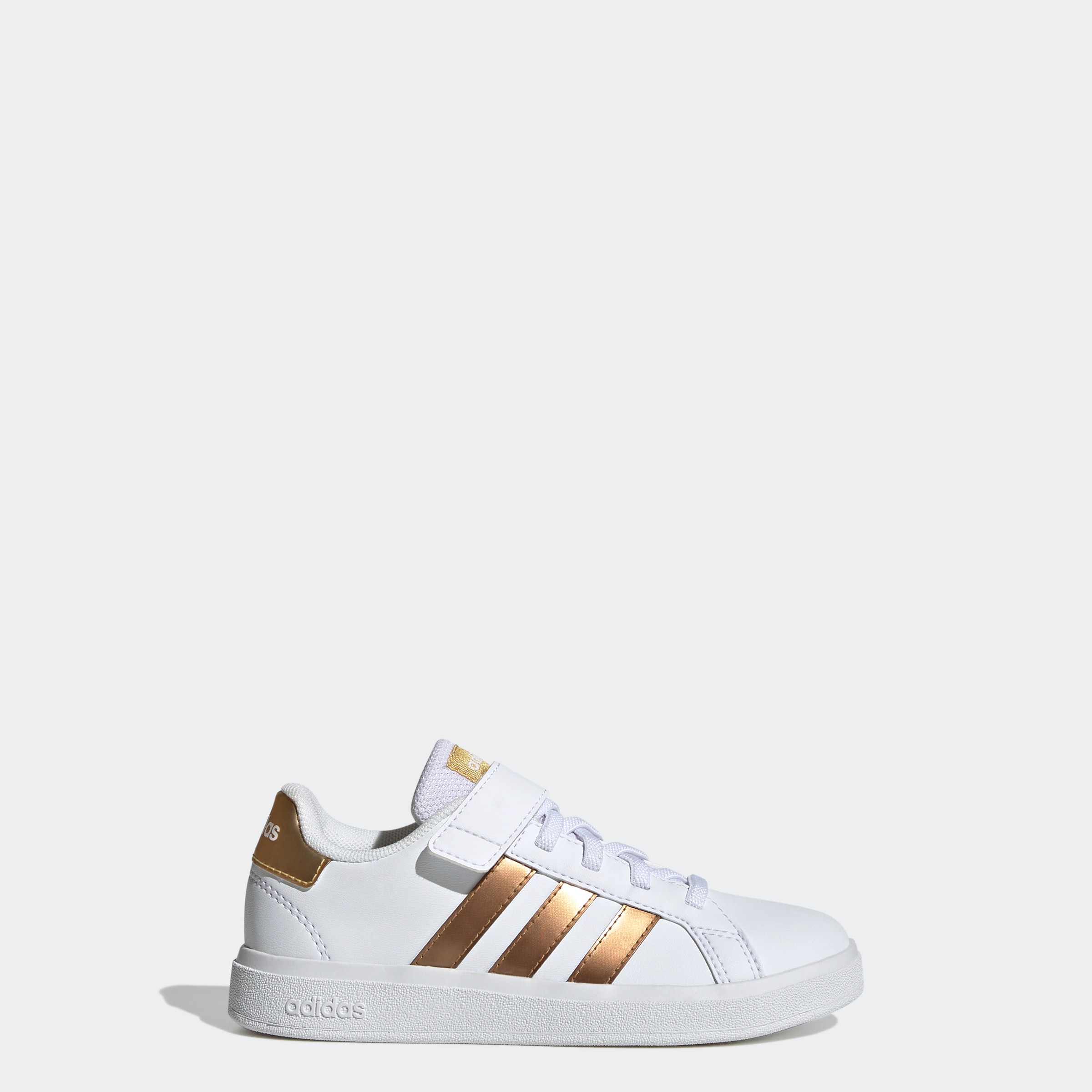 adidas Sportswear Sneaker »GRAND COURT SUSTAINABLE LIFESTYLE COURT ELASTIC LACE AND TOP STRAP«, Design auf den Spuren des adidas Superstar