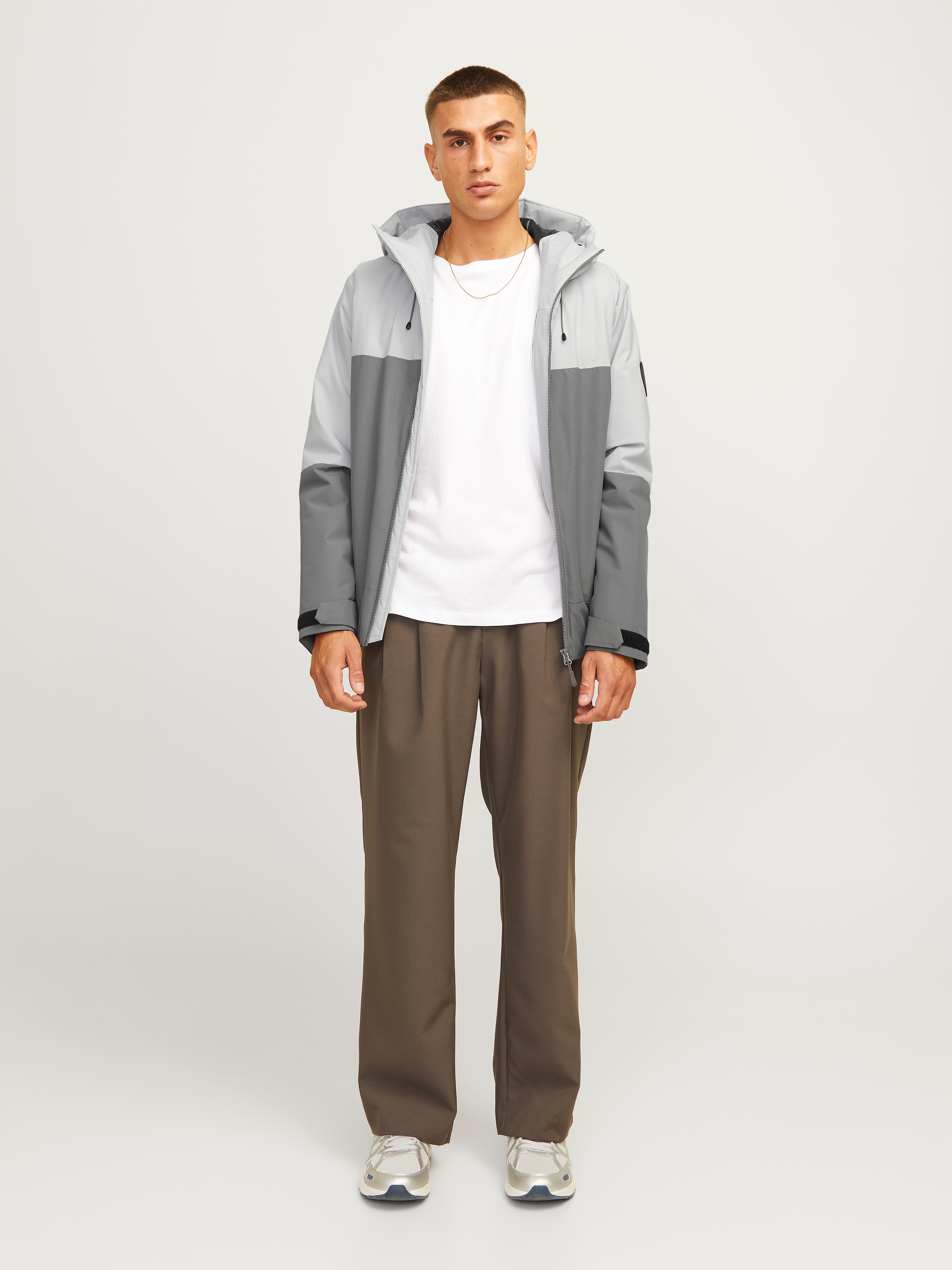 Jack & Jones Outdoorjacke »JCOAIDEN TRANSITIONAL JACKET SN« mit Kapuze