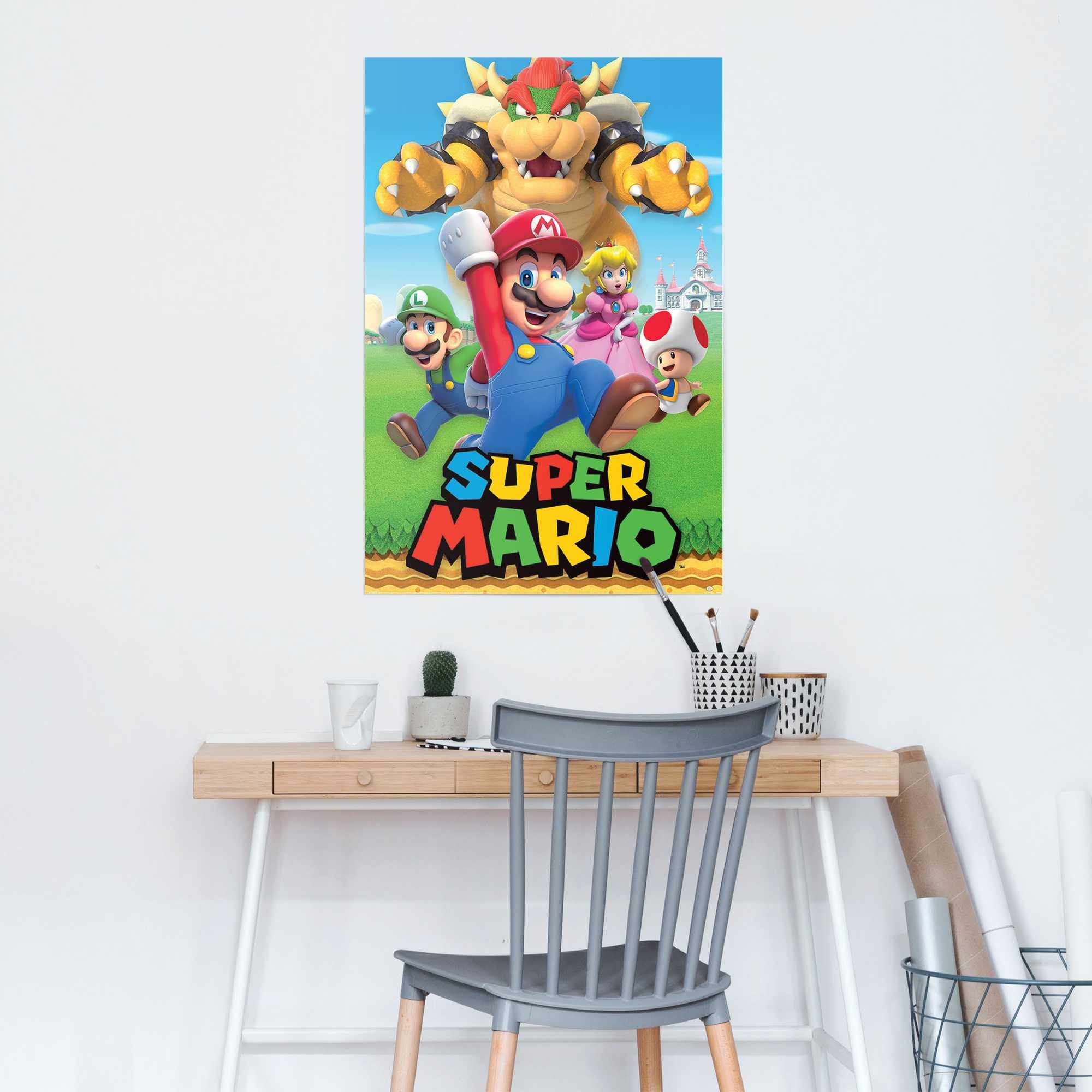 Image of Reinders Poster "Super Mario - Karakter Montage"