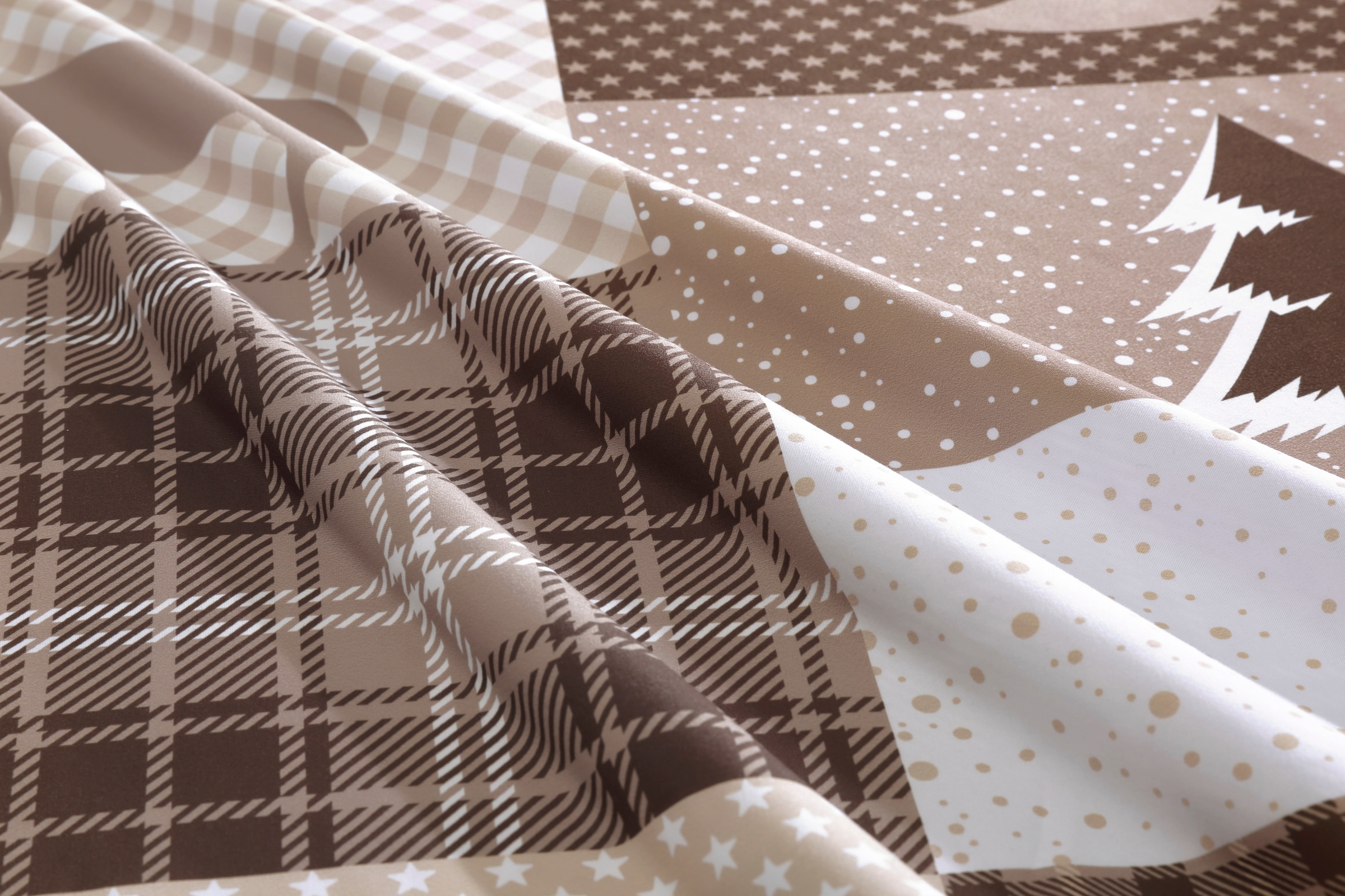 Home affaire Bettwäsche »Nicholas« 2 tlg. Weihnachtsbettwäsche, Winter, in 3 Qualitäten verfügbar