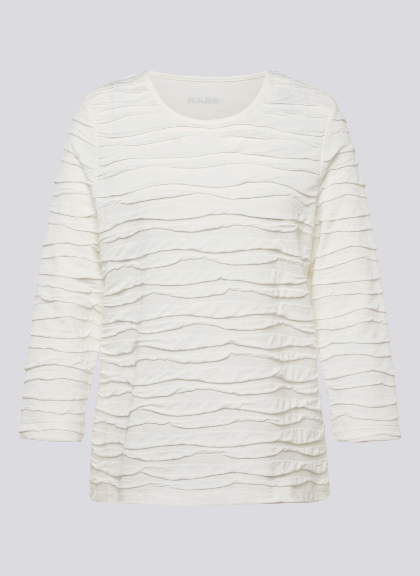 Rabe 3/4-Arm-Shirt, mit Struktur Muster