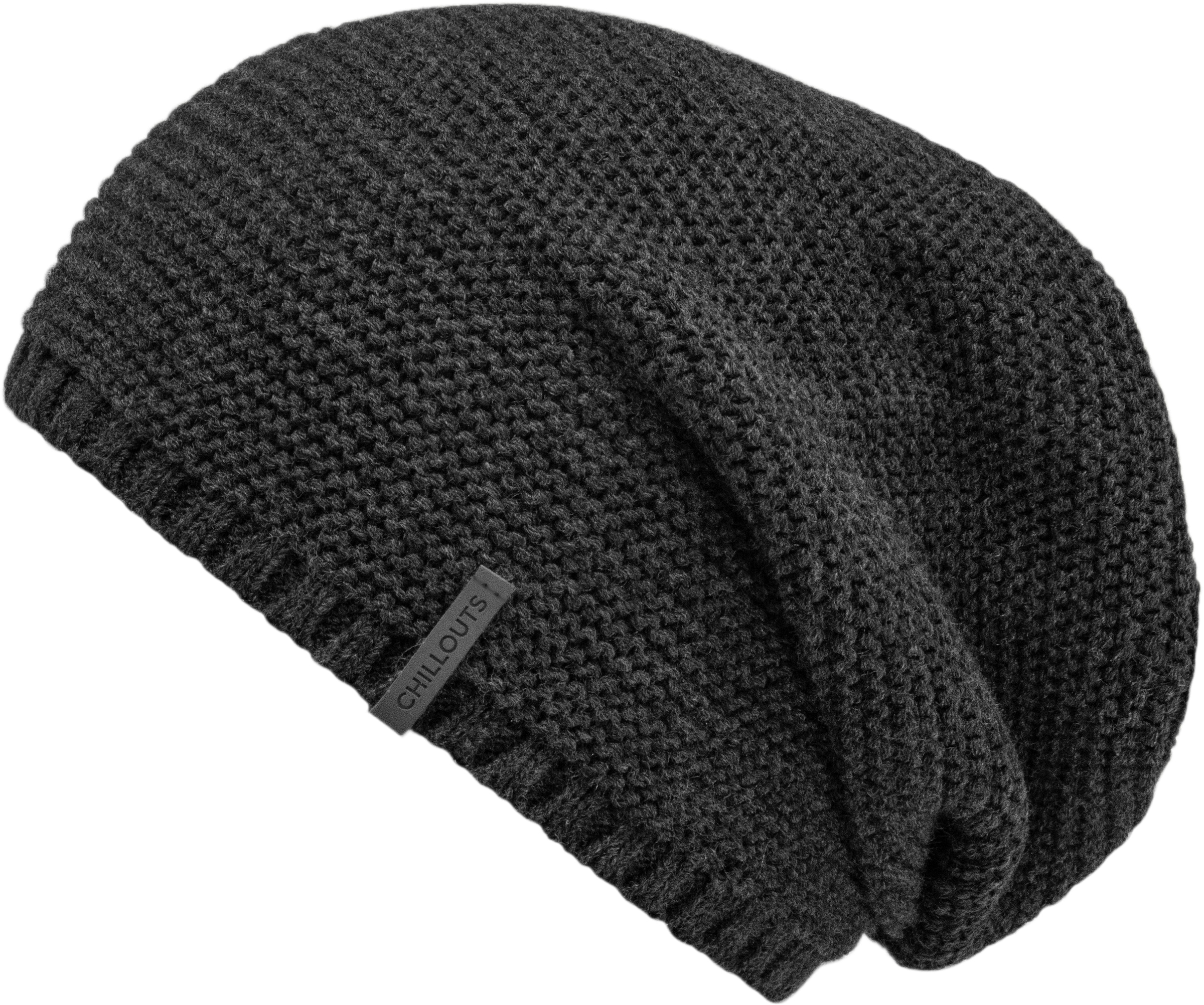 Image of chillouts Beanie "Keith Hat" Strickmütze im Oversize-Look, meliert, gefüttert