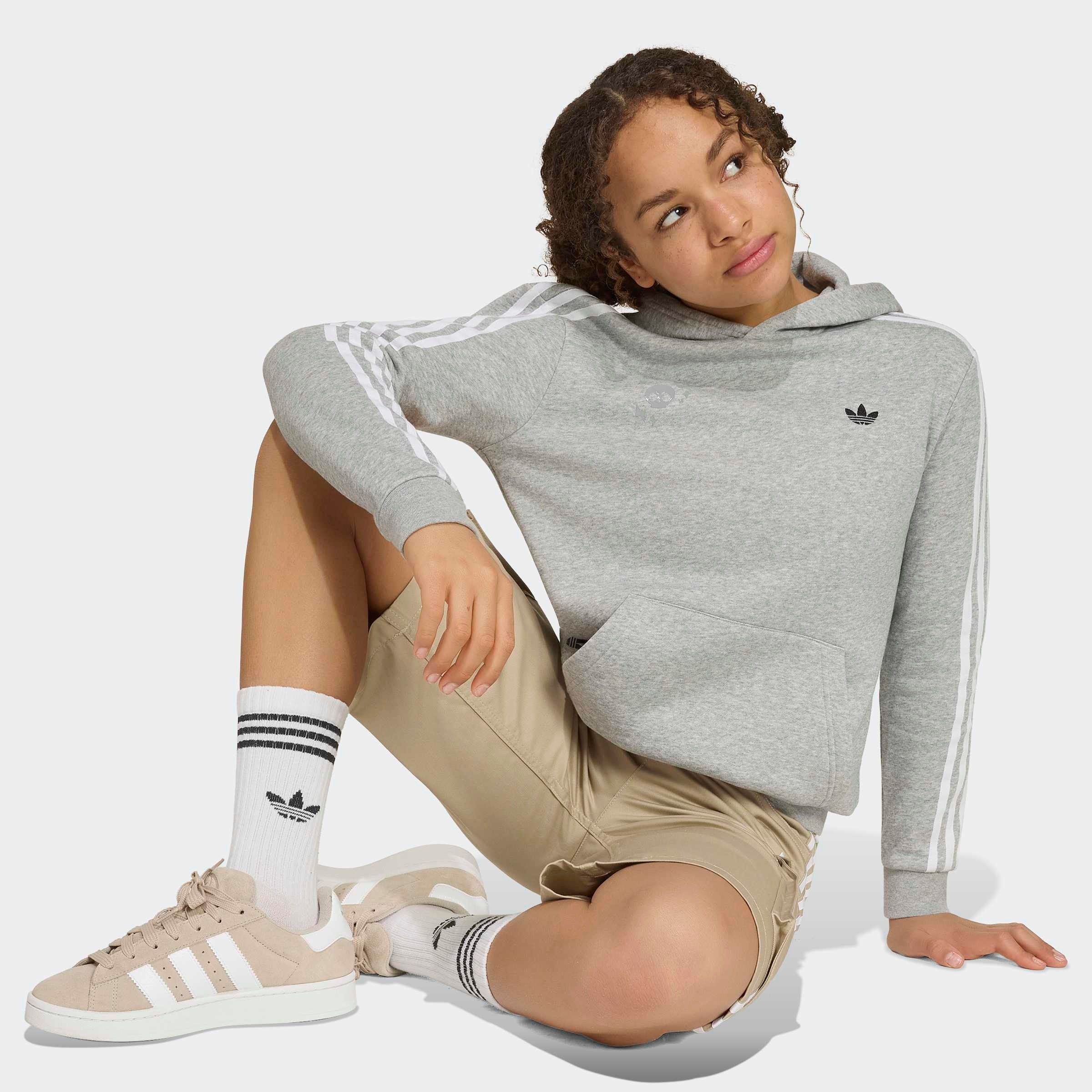 adidas Originals Sweat à capuche »GRAFIK-HOODIE, LOCKER GESCHNITTEN«
