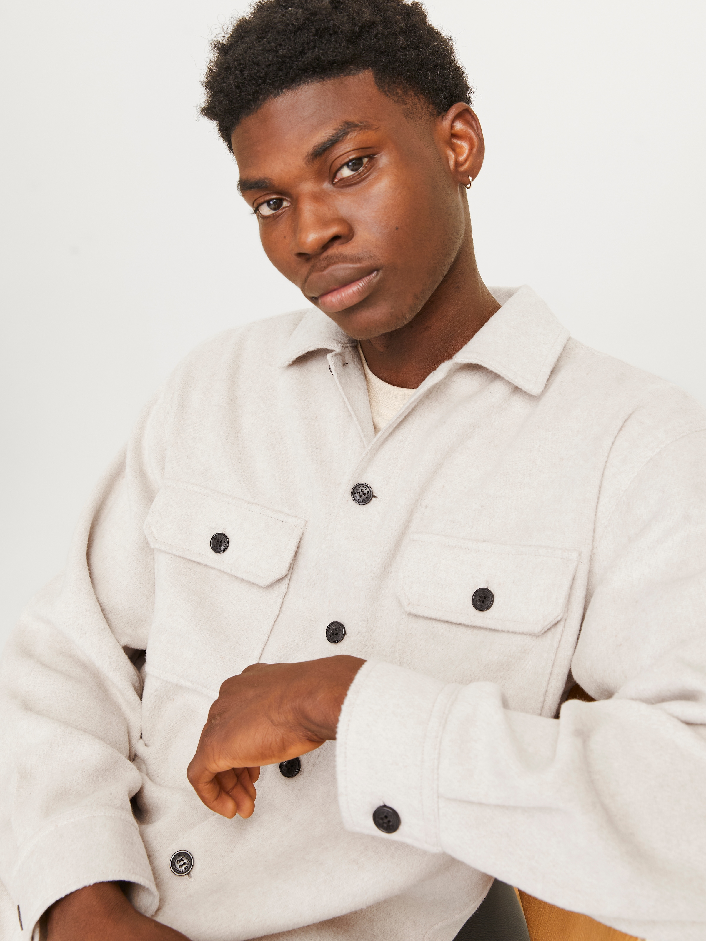 Jack & Jones Langarmhemd »JJEBRADLEY OLLIE OVERSHIRT LS NOOS«, mit Brusttaschen