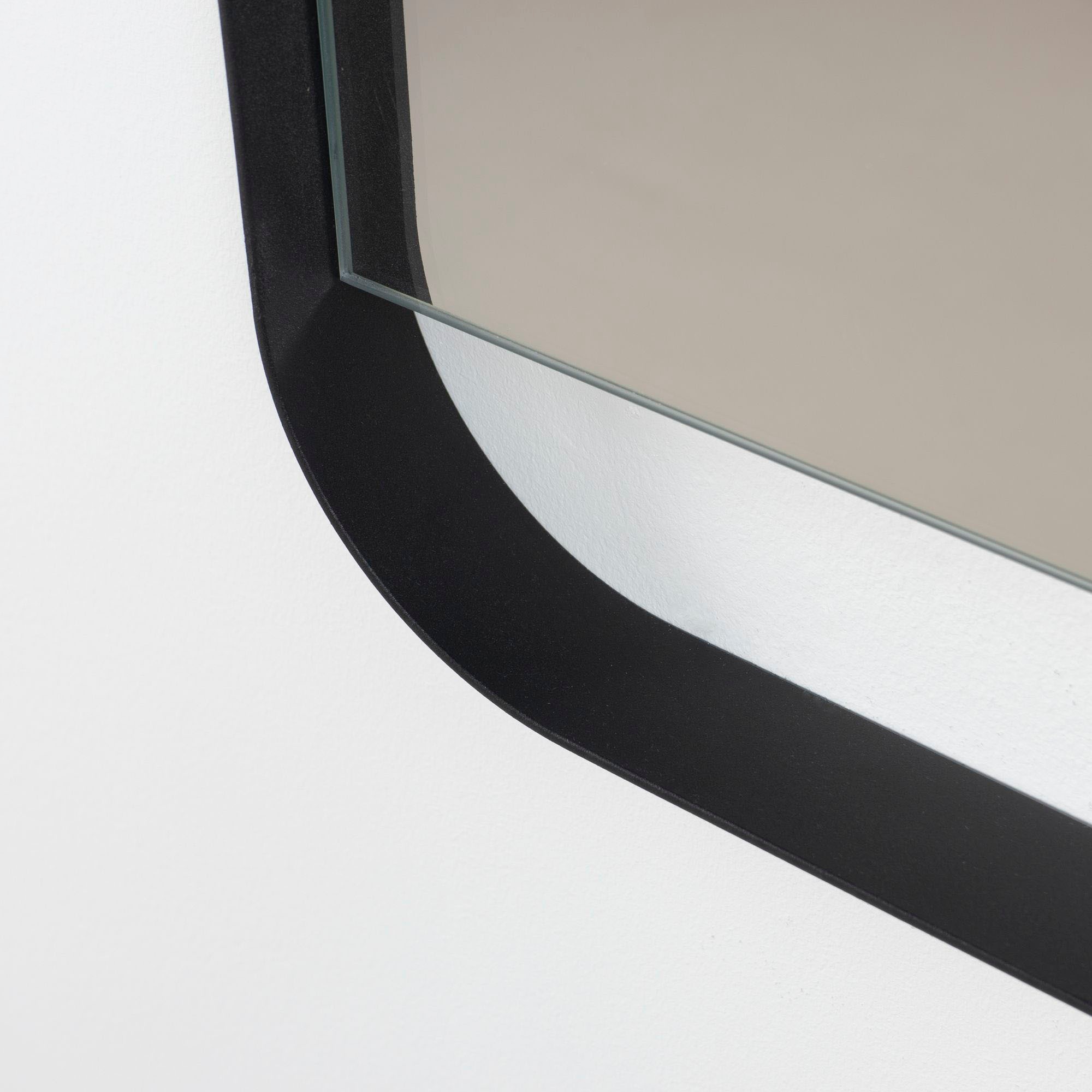 Spinder Design Wandspiegel »REX MIRROR Spiegel - Schwarz« Metall, Breite 46 cm