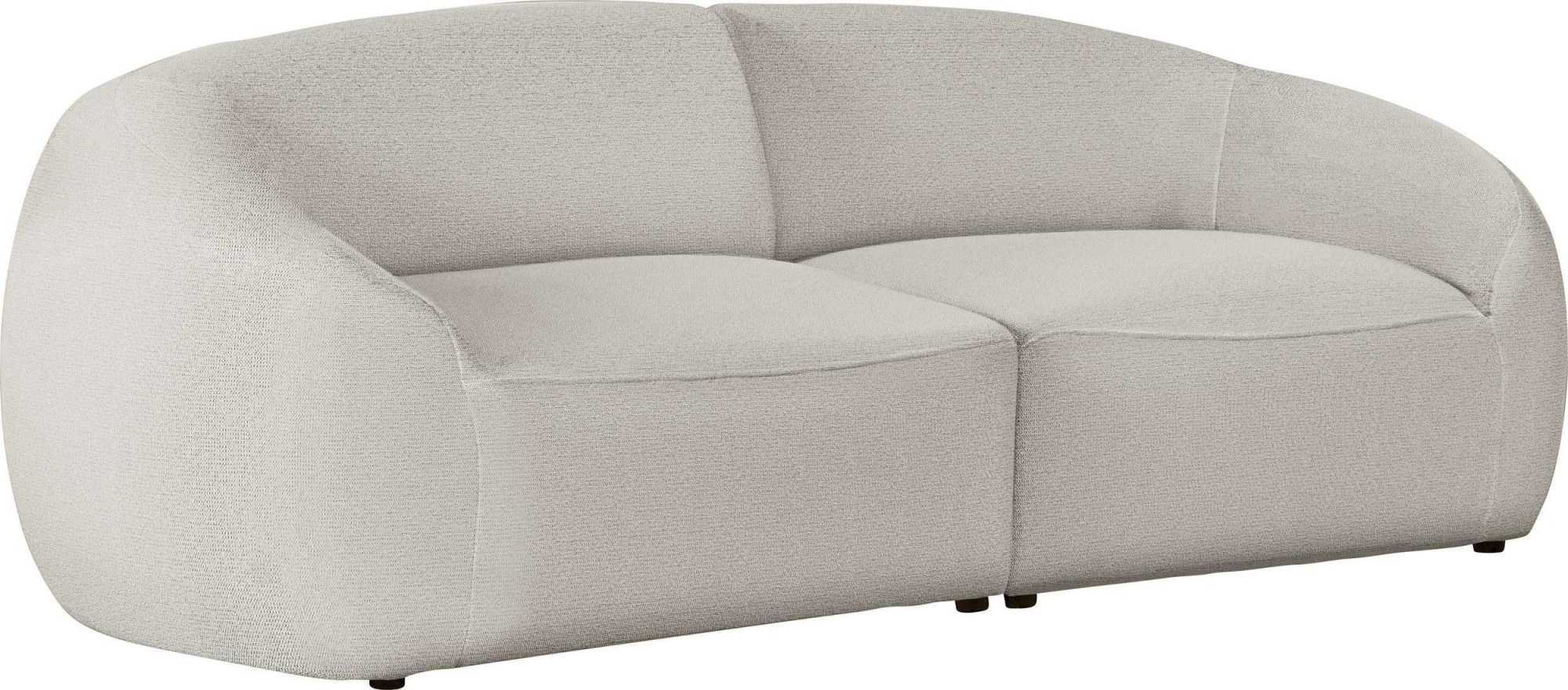 LeGer Home by Lena Gercke Big-Sofa »YANI, Designersofa, organische Form, Masse B/T/H: 240/64/81 cm« mit Wellenunterfederung, auch in Bouclé, passend zur Serie