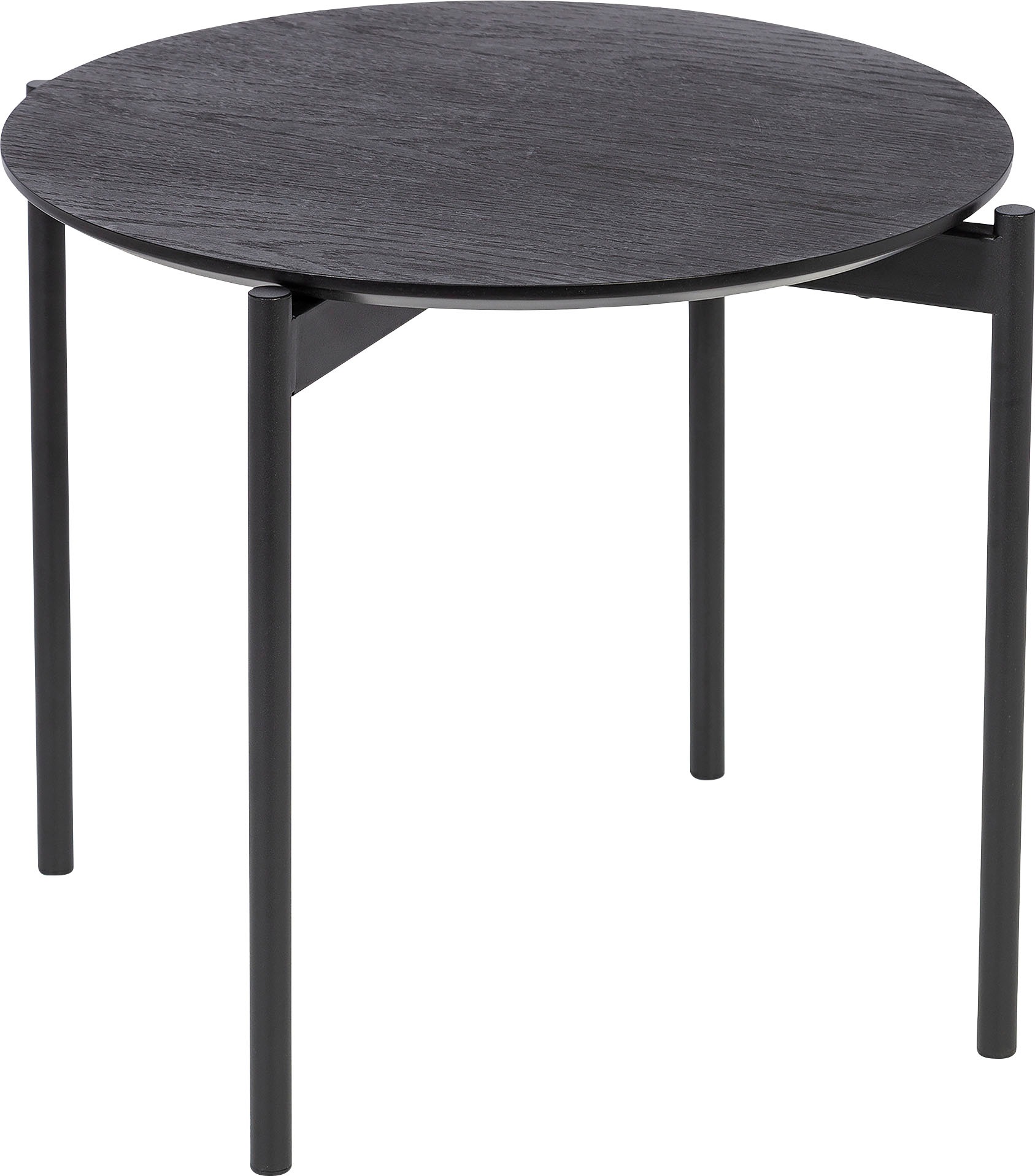 Image of Homexperts Beistelltisch »Isa«, D 50 cm, rund, in Eiche natur oder schwarz lackiert bei Ackermann Versand Schweiz