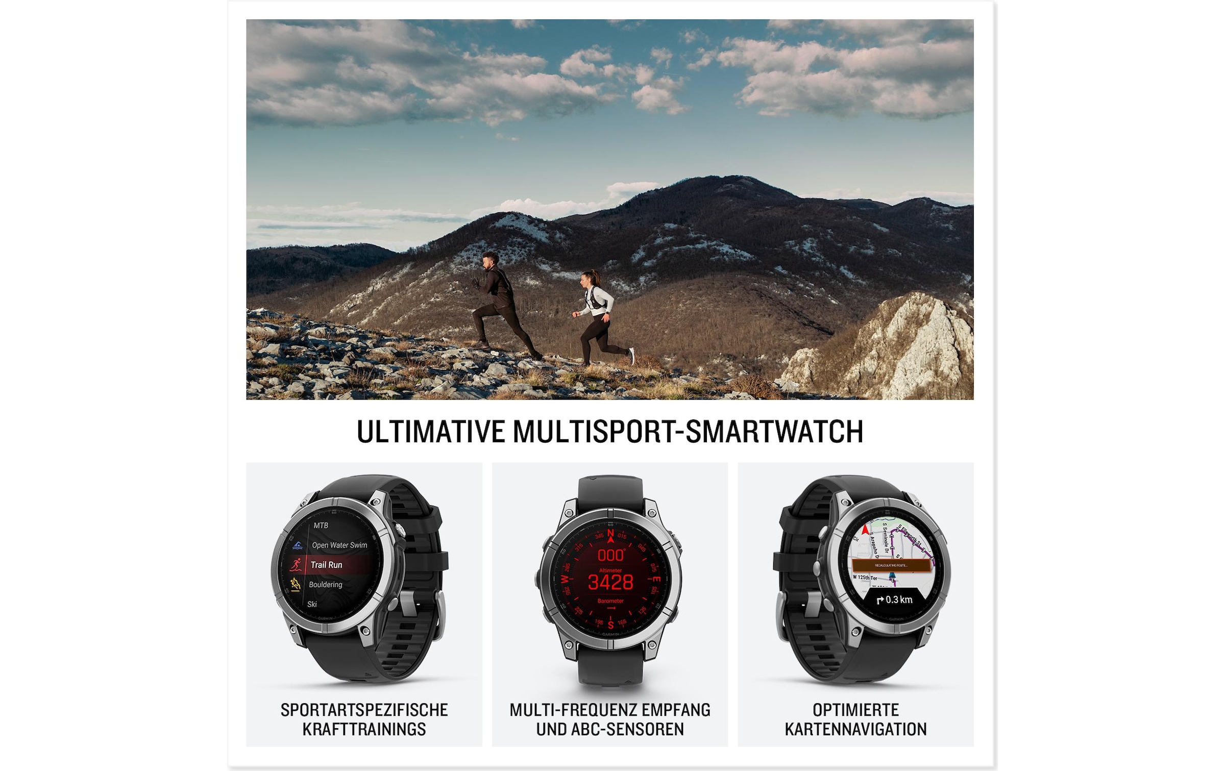 Garmin Smartwatch »Fenix E«(/ 1,3 ″)