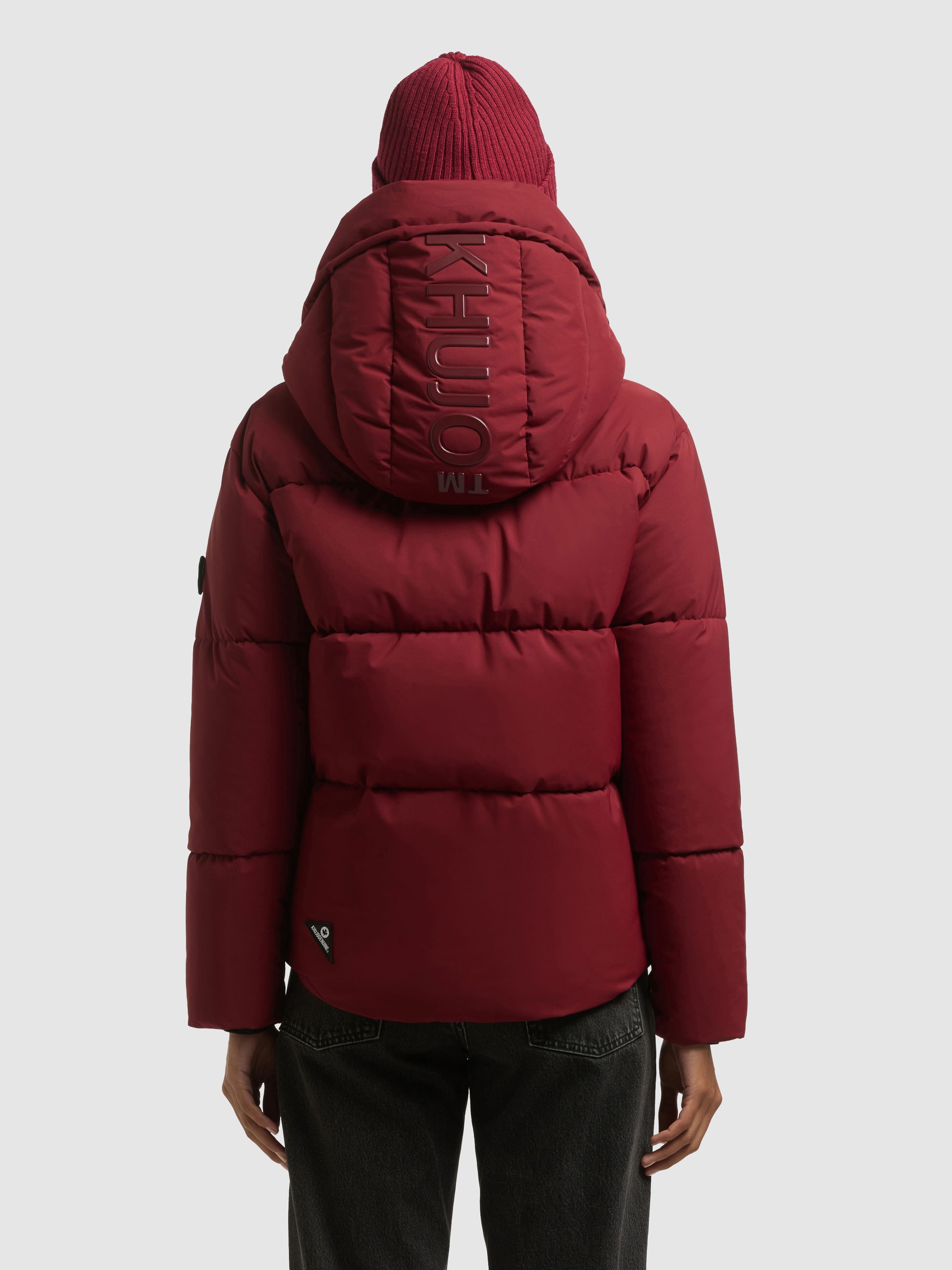 khujo Steppjacke »DEVINA3 MATT« mit Kapuze Taschenbeutel mit Fleece