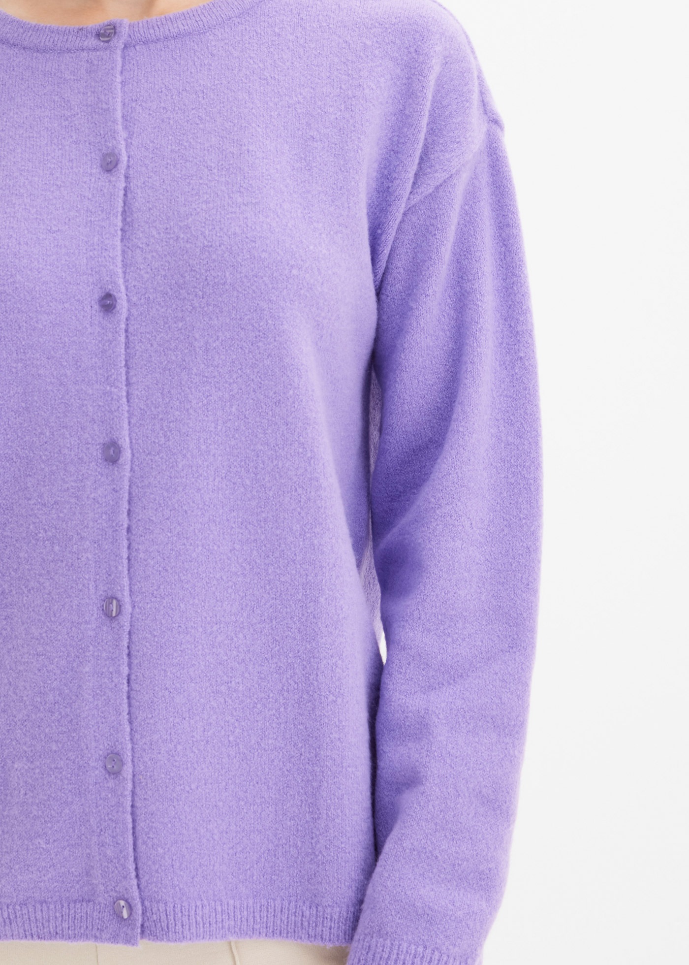 bonprix Veste en tricot »Feinstrickjacke« lässig geschnittene Passform, Feinstrick, eleganter Stil