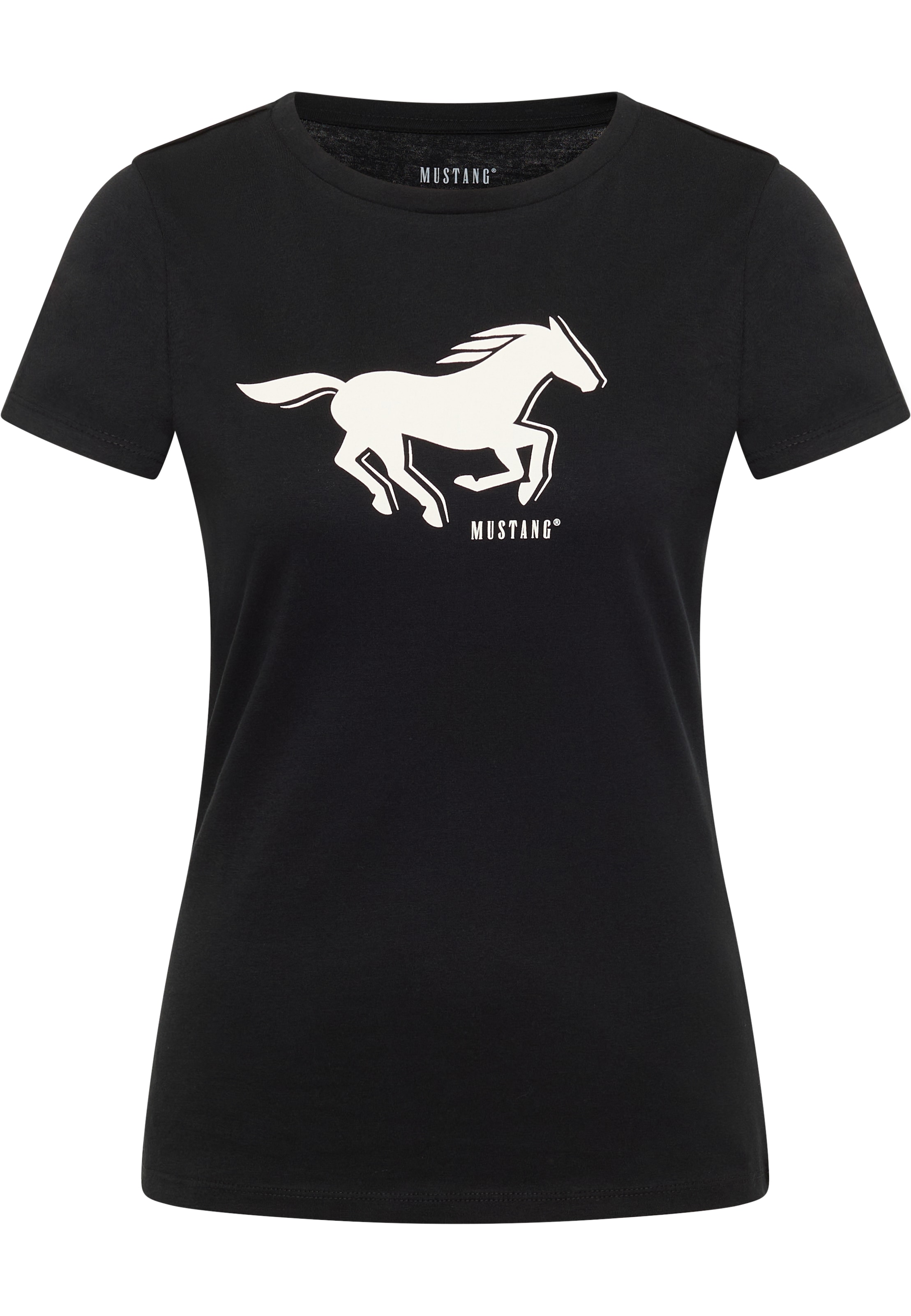 MUSTANG T-shirt »MU-Loa« Coupe ajustée mettant la silhouette en valeur