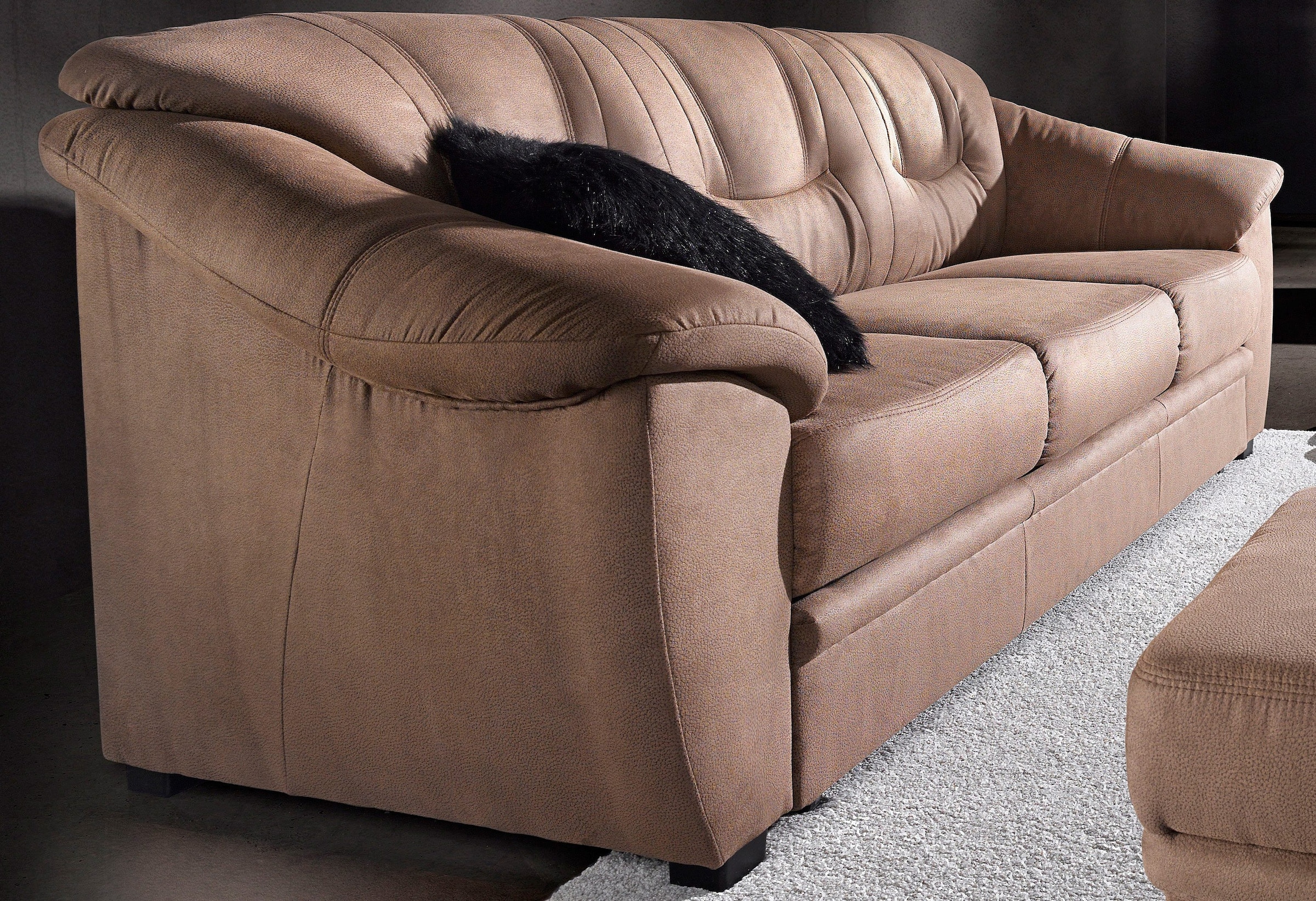 Image of sit&more 3-Sitzer "Safira" inklusive komfortablem Federkern, wahlweise mit Bettfunktion