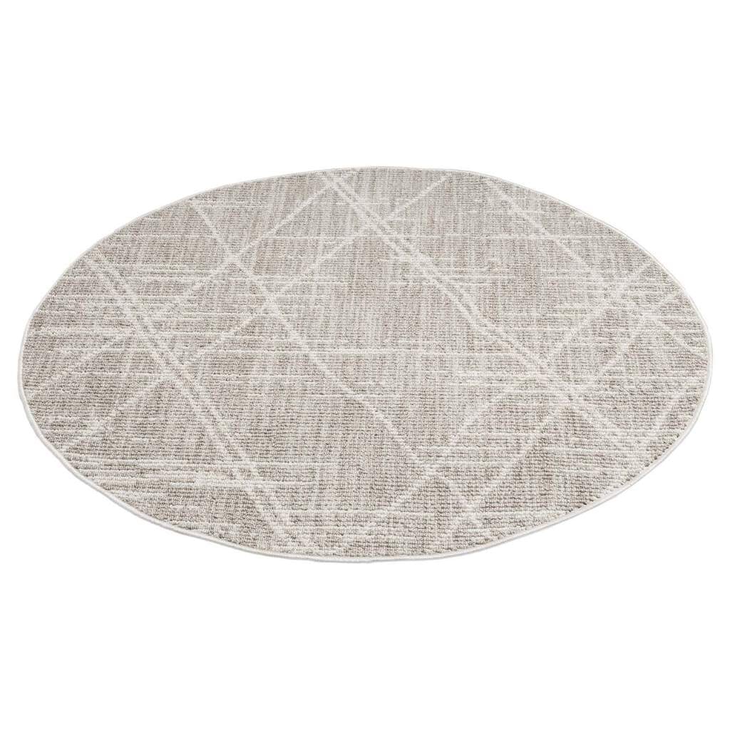 Carpet City Teppich »CLASICO 9162«, rund, Kurzflor Geometrisch, Boho-Stil, Wohnzimmer