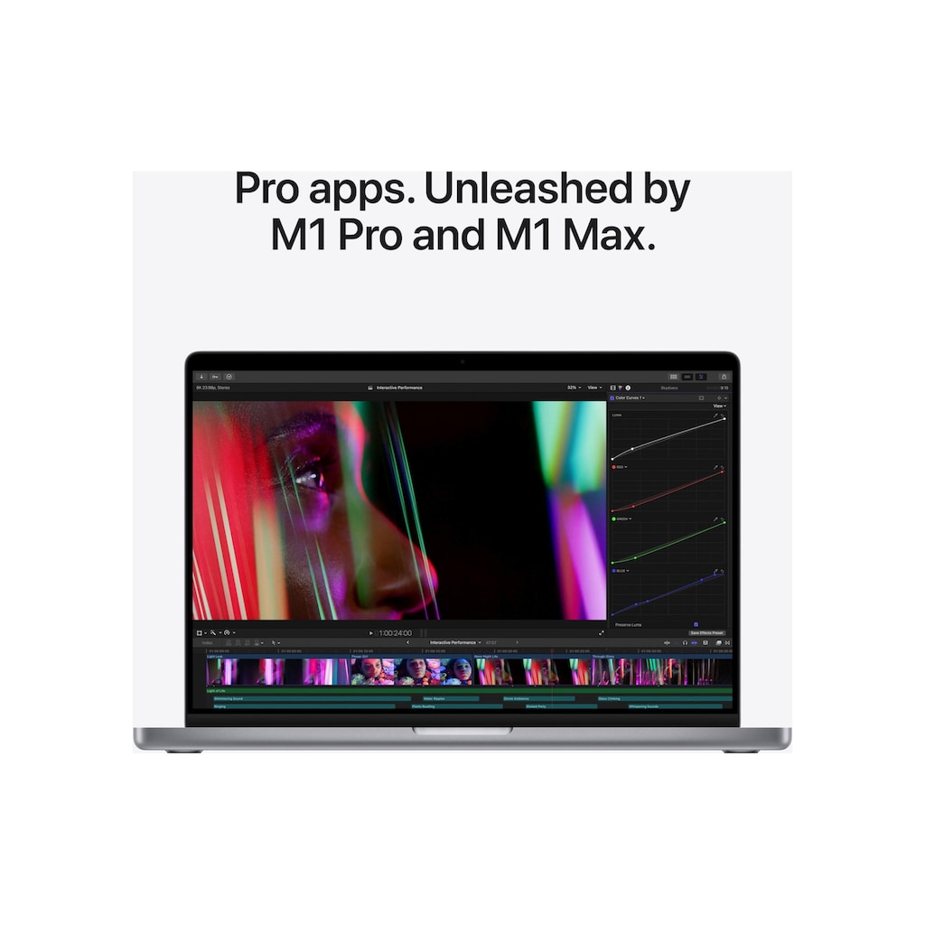 Apple Notebook »MacBook Pro«, 35,92 cm, / 14,2 Zoll, Apple, M1 Max, M1, 2000 GB SSD, 2021, 14.2"-Liquid-Retina, 32 GB RAM, 2TB Speicherplatz