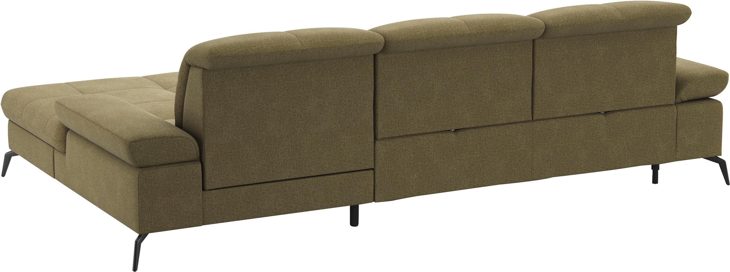 sit&more Ecksofa »Amica, L-Form, inkl. Sitztiefenverstellung & Armteilverstellung«, wahlweise mit Bettfunktion, Bettkasten und Kopfteilverstellung