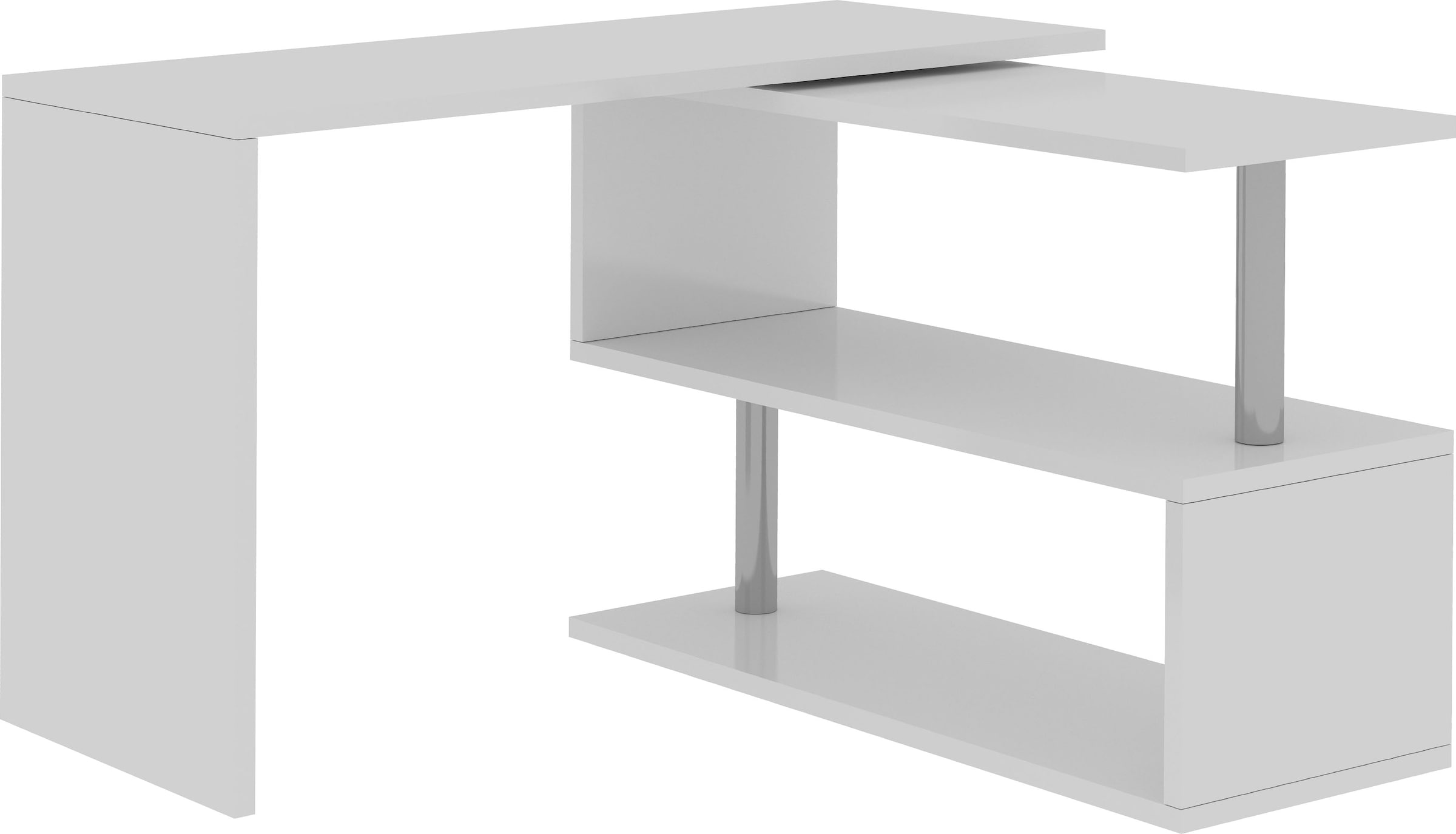 Image of Home affaire Schreibtisch "Volta, Made in Italy" multifunktional - als Computertisch, Eckschreibtisch oder Sideboard
