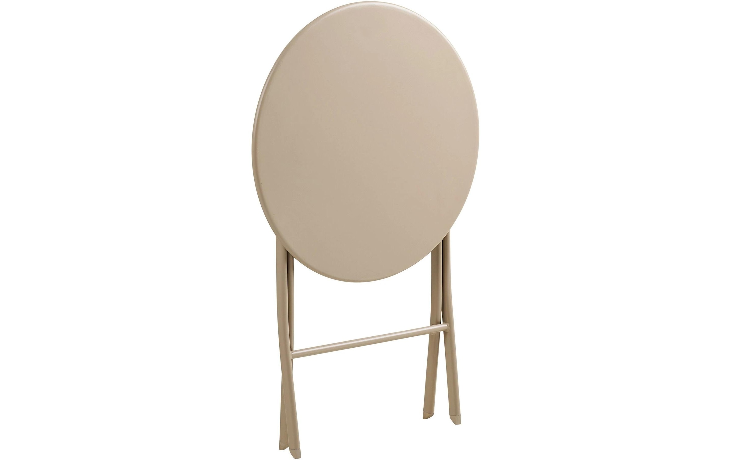 House Nordic Garten-Essgruppe »Arcas Taupe« 3-teiliges Gartenmöbel-Set mit Tisch und Stühlen