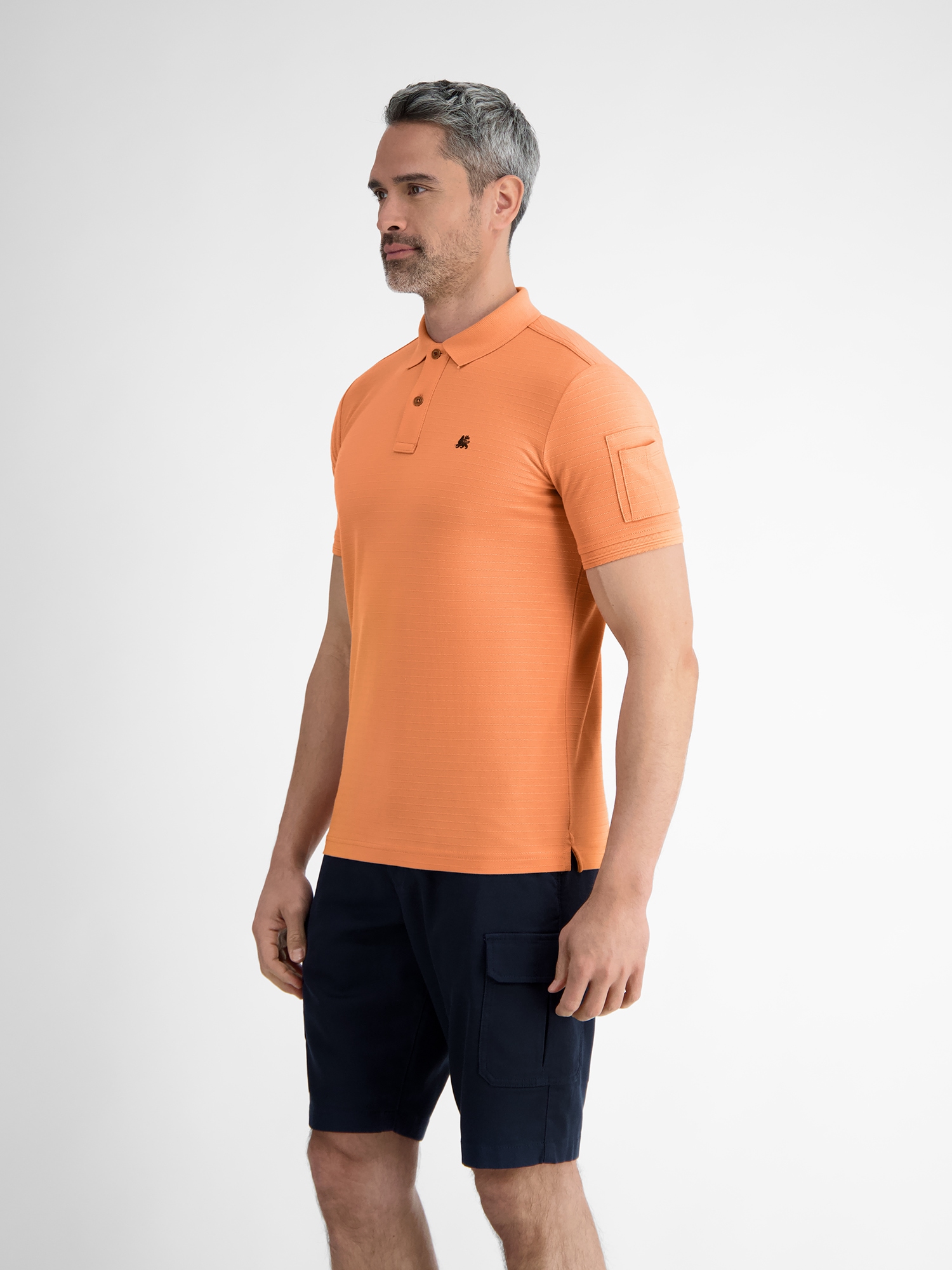 LERROS Polo »Herren Poloshirt, tonal gestreift«