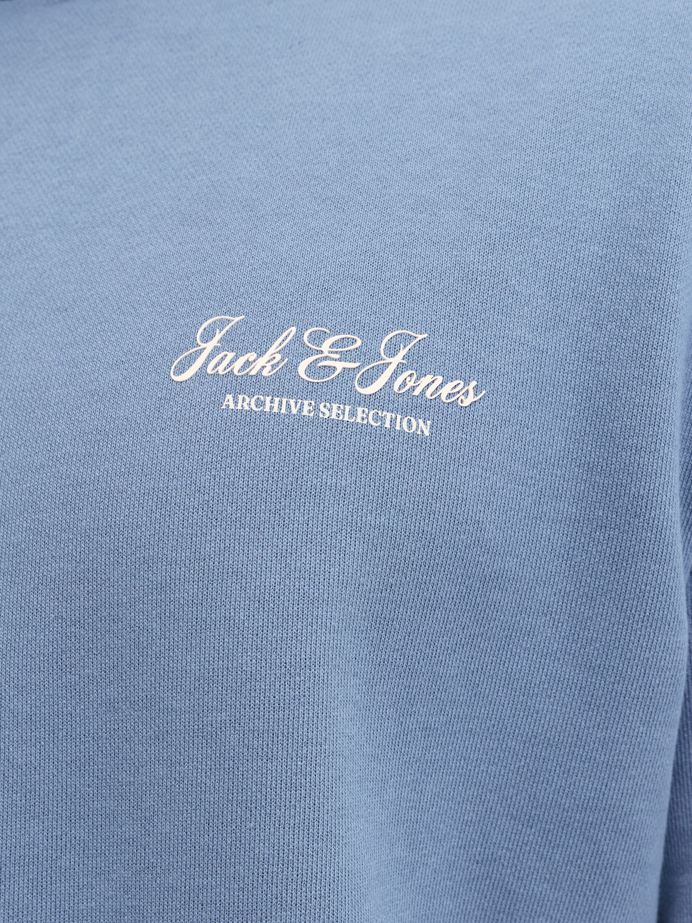 Jack & Jones PlusSize Sweat-shirt »JJEARCHIVE GRAPHIC SWEAT CN NOOS PLS«, mélange coton, coupe décontractée
