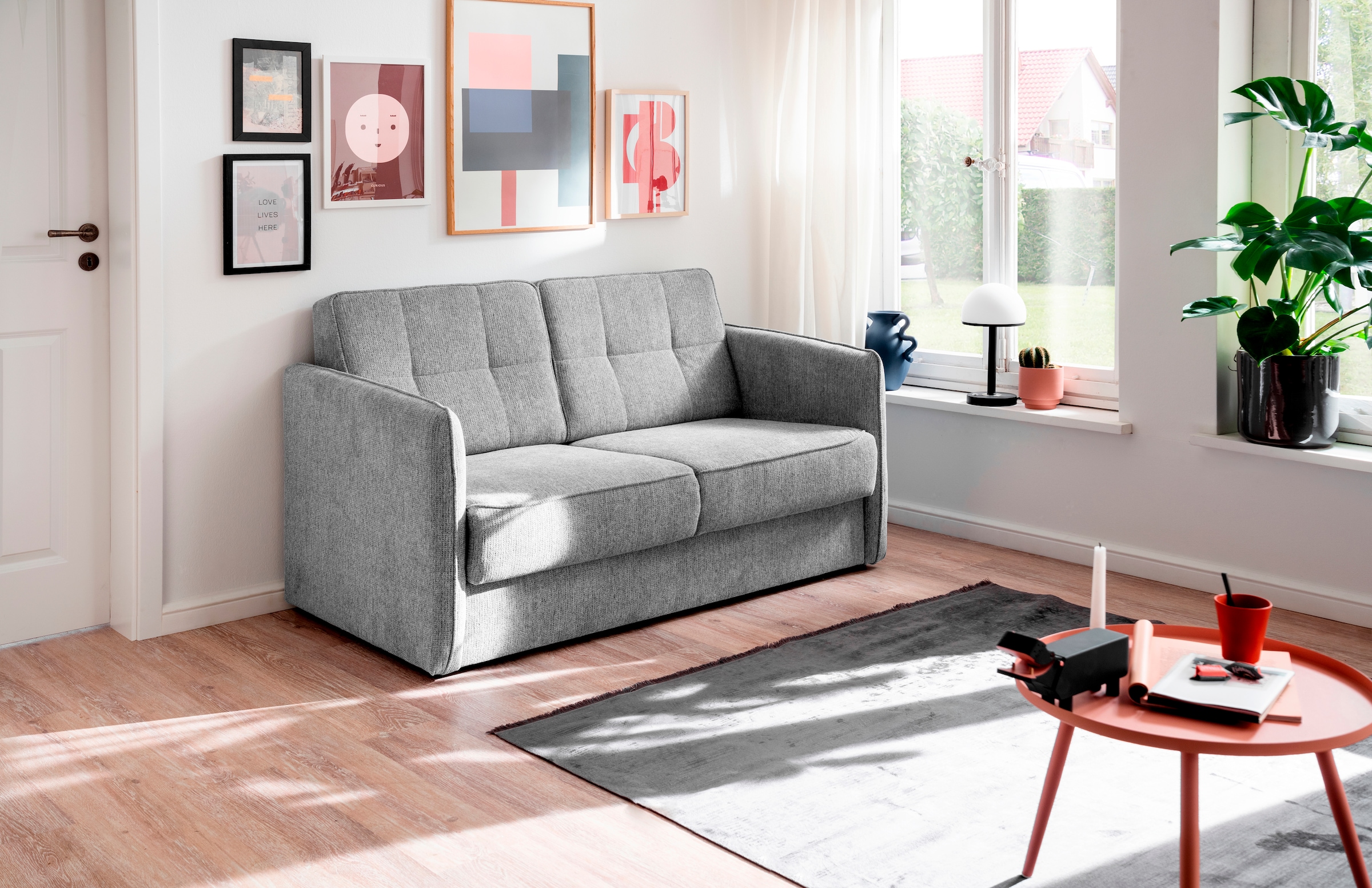 Image of Home affaire Schlafsofa "Milano" zwei einzeln ausziehbare Liegefunktionen