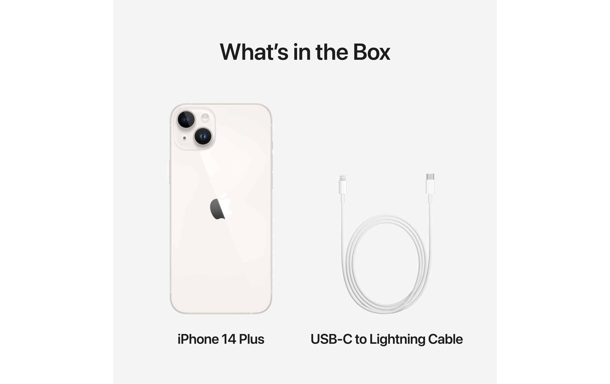 Apple Smartphone »iPhone 14 Plus, 128 GB«, Weiss, 16,95 cm/6,7 Zoll, 12 MP Kamera