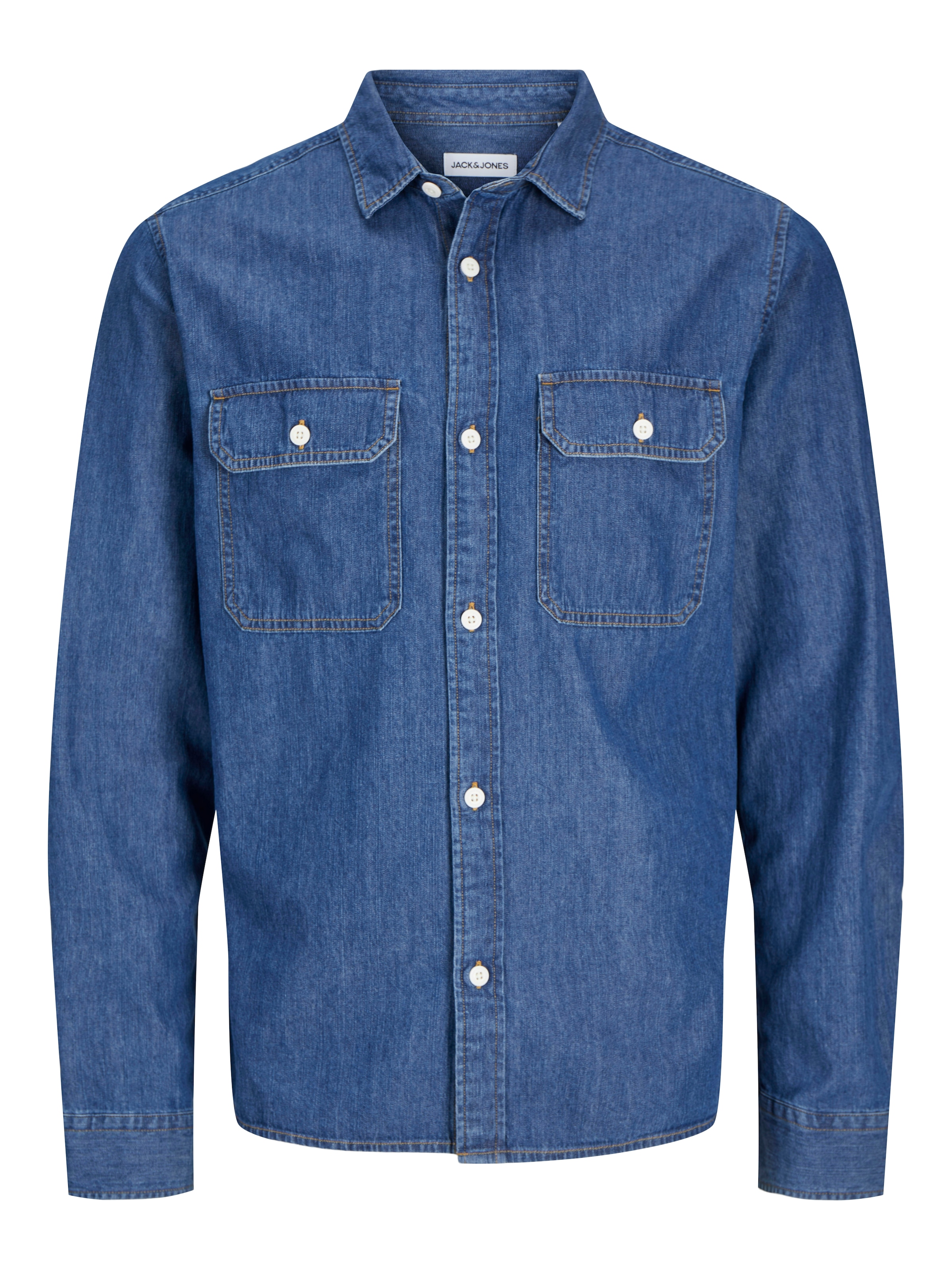 Jack & Jones Langarmhemd »JJETRAVIS SHIRT LS NOOS«, mit Brusttaschen