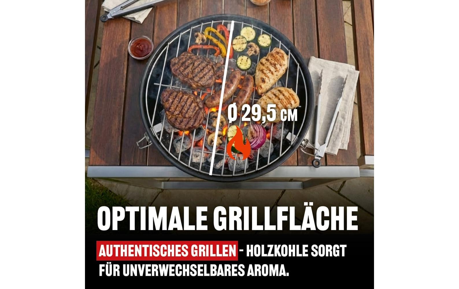 LANDMANN Holzkohlegrill »Kugelgrill«
