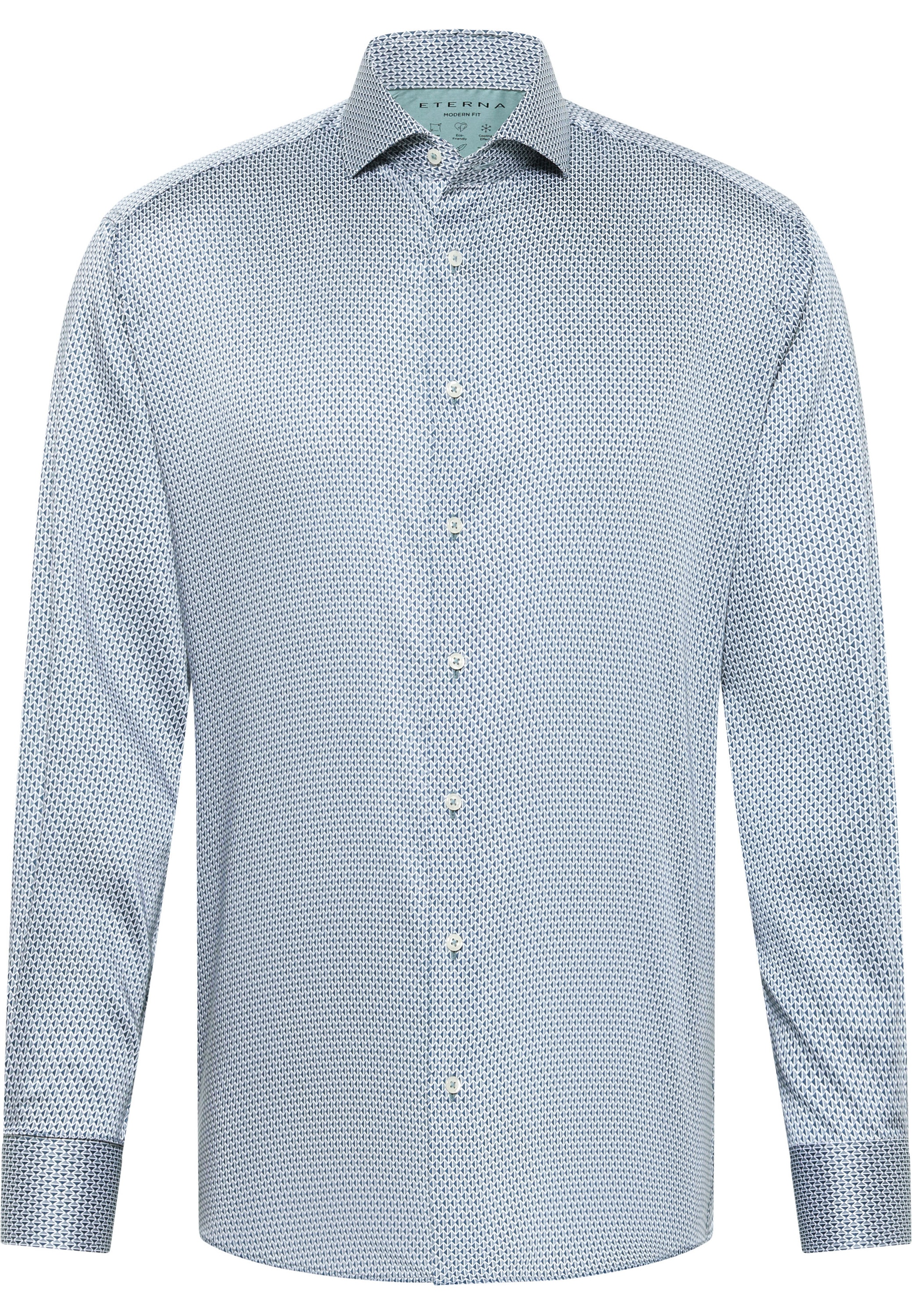 Eterna Langarmhemd »MODERN FIT«, EASY IRON (bügelleicht)